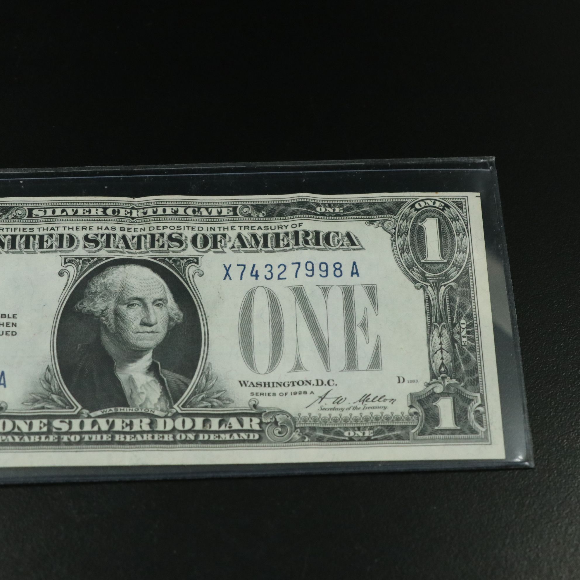 1928 A One Dollar Funny Back Silver Certificate