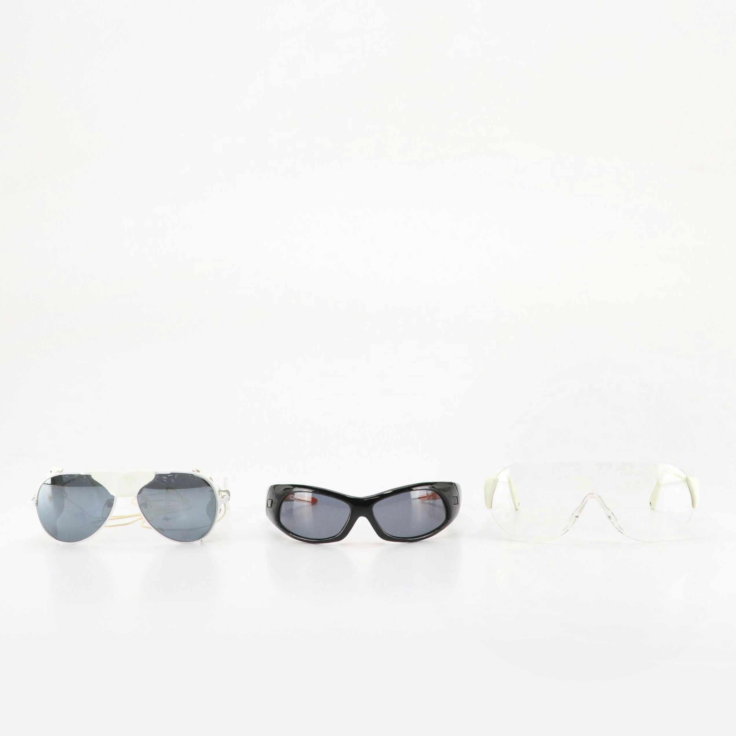 Alterna Eyewear Shield Sunglasses, Other Vintage Aviators and Safety Glasses