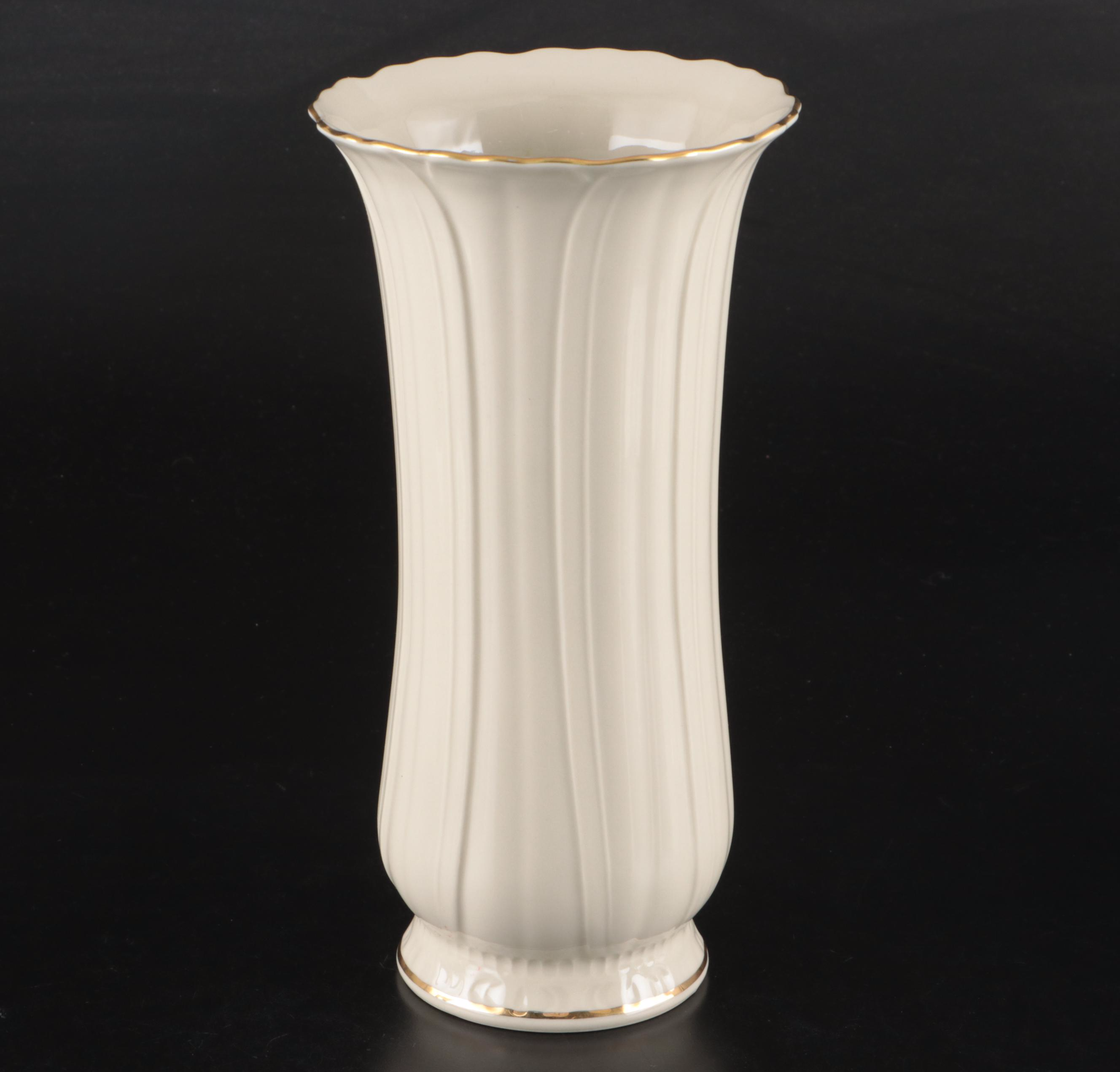 Lenox "Rosebud Collection" and Other Gold Gilt Cream Glaze Porcelain Tableware