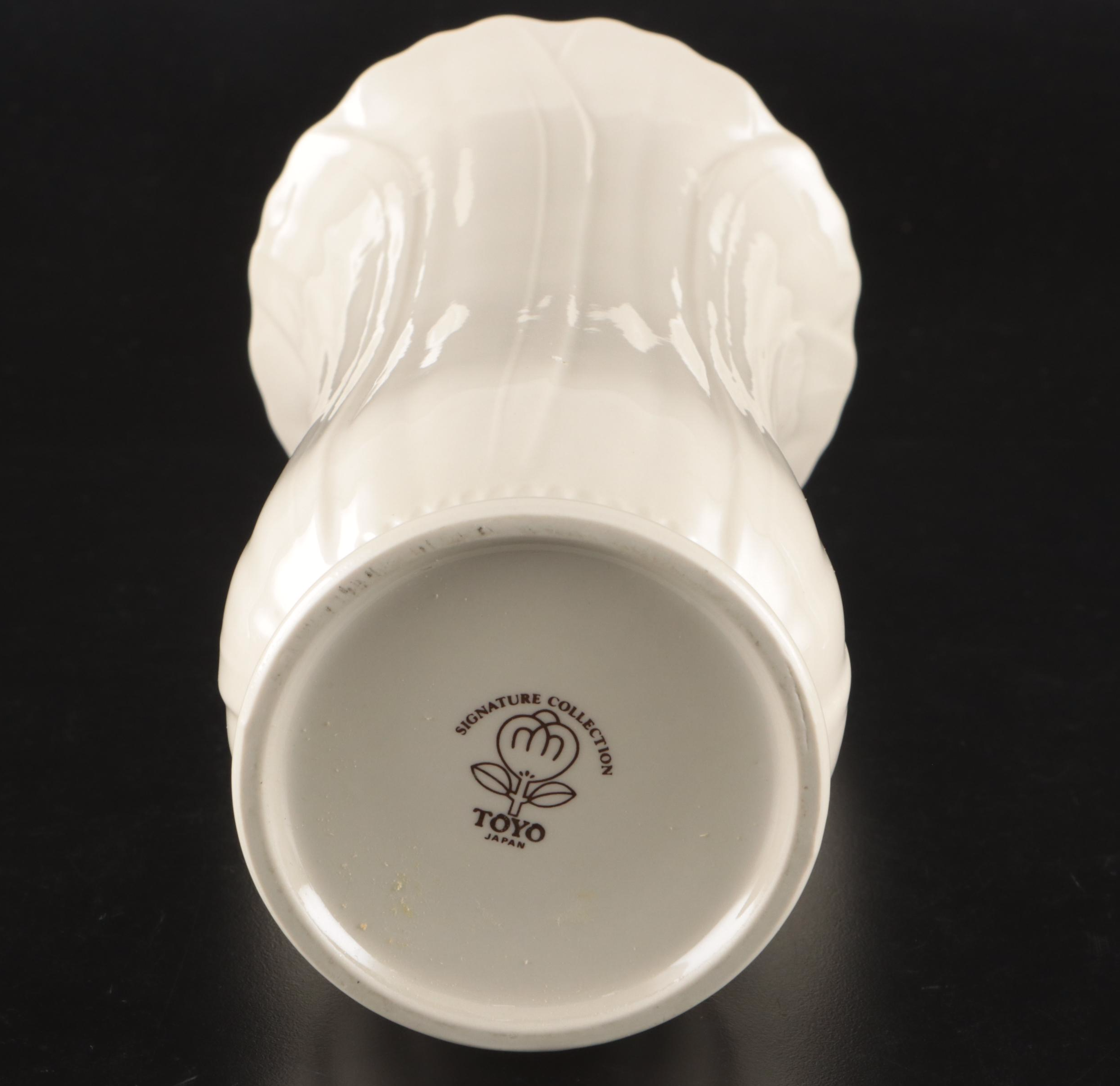 Lenox "Rosebud Collection" and Other Gold Gilt Cream Glaze Porcelain Tableware