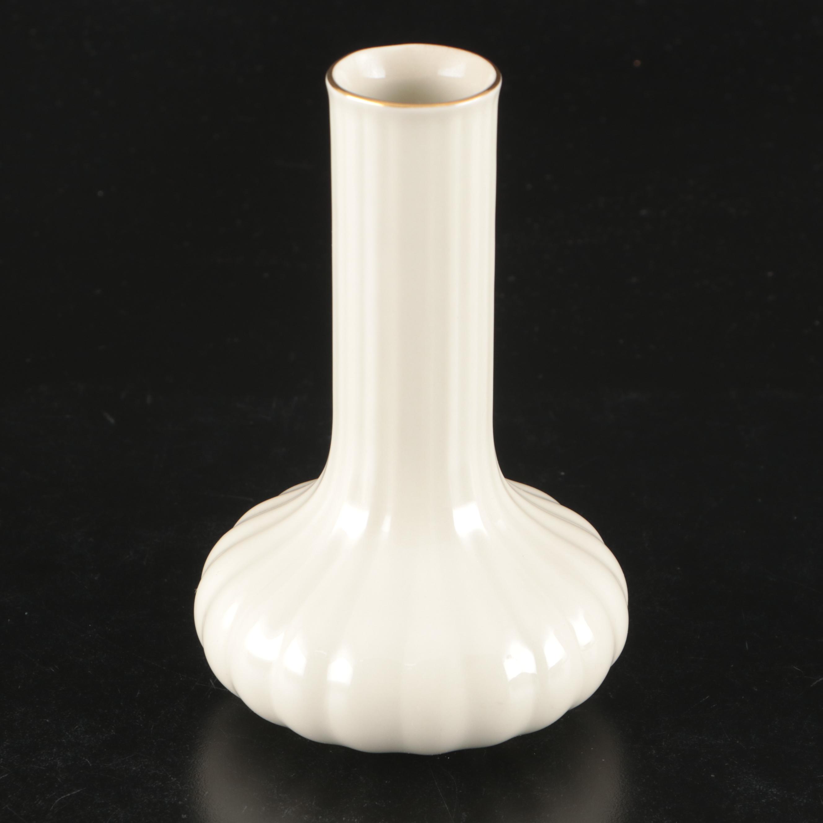 Lenox "Rosebud Collection" and Other Gold Gilt Cream Glaze Porcelain Tableware