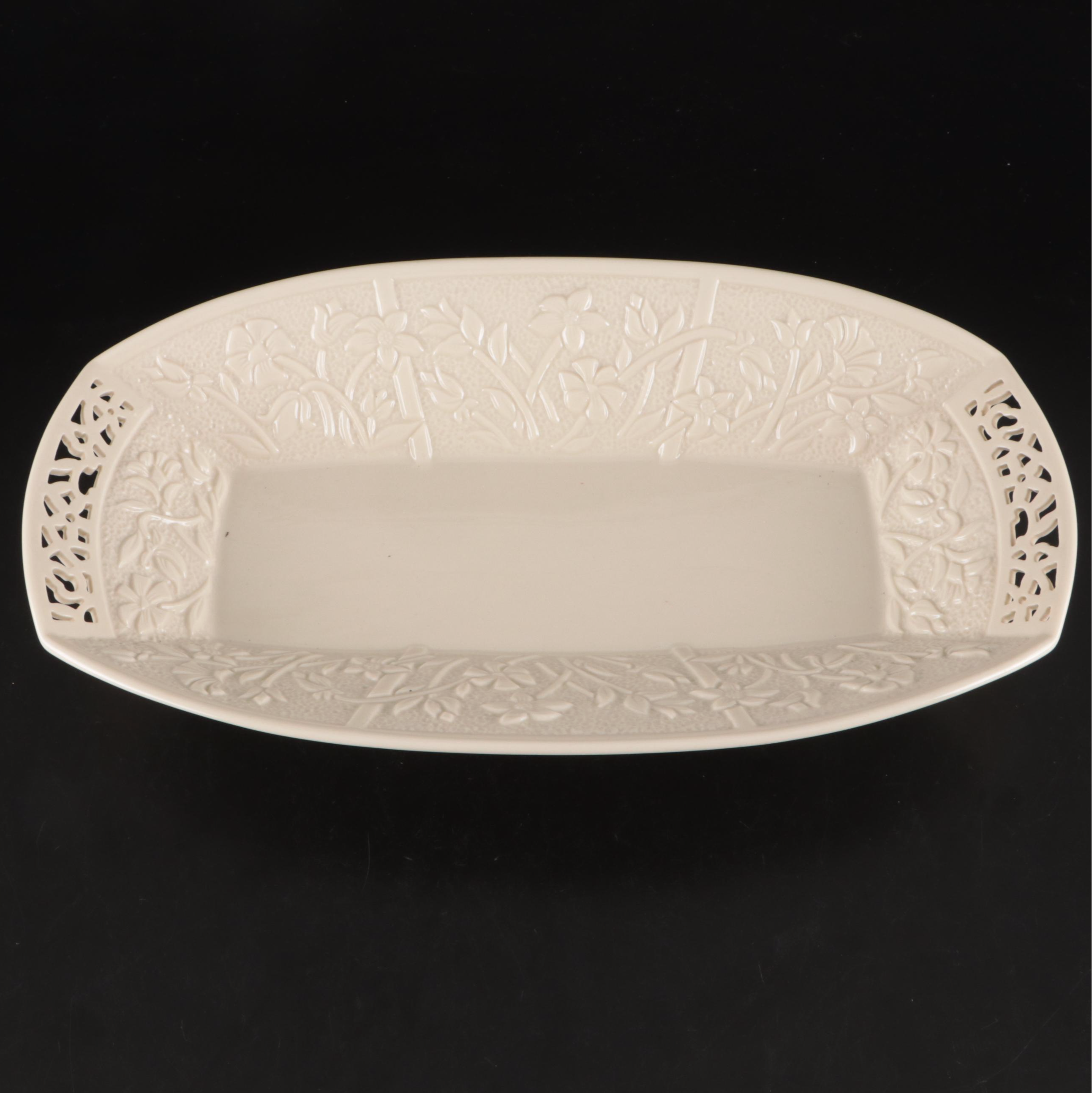 Lenox "Rosebud Collection" and Other Gold Gilt Cream Glaze Porcelain Tableware