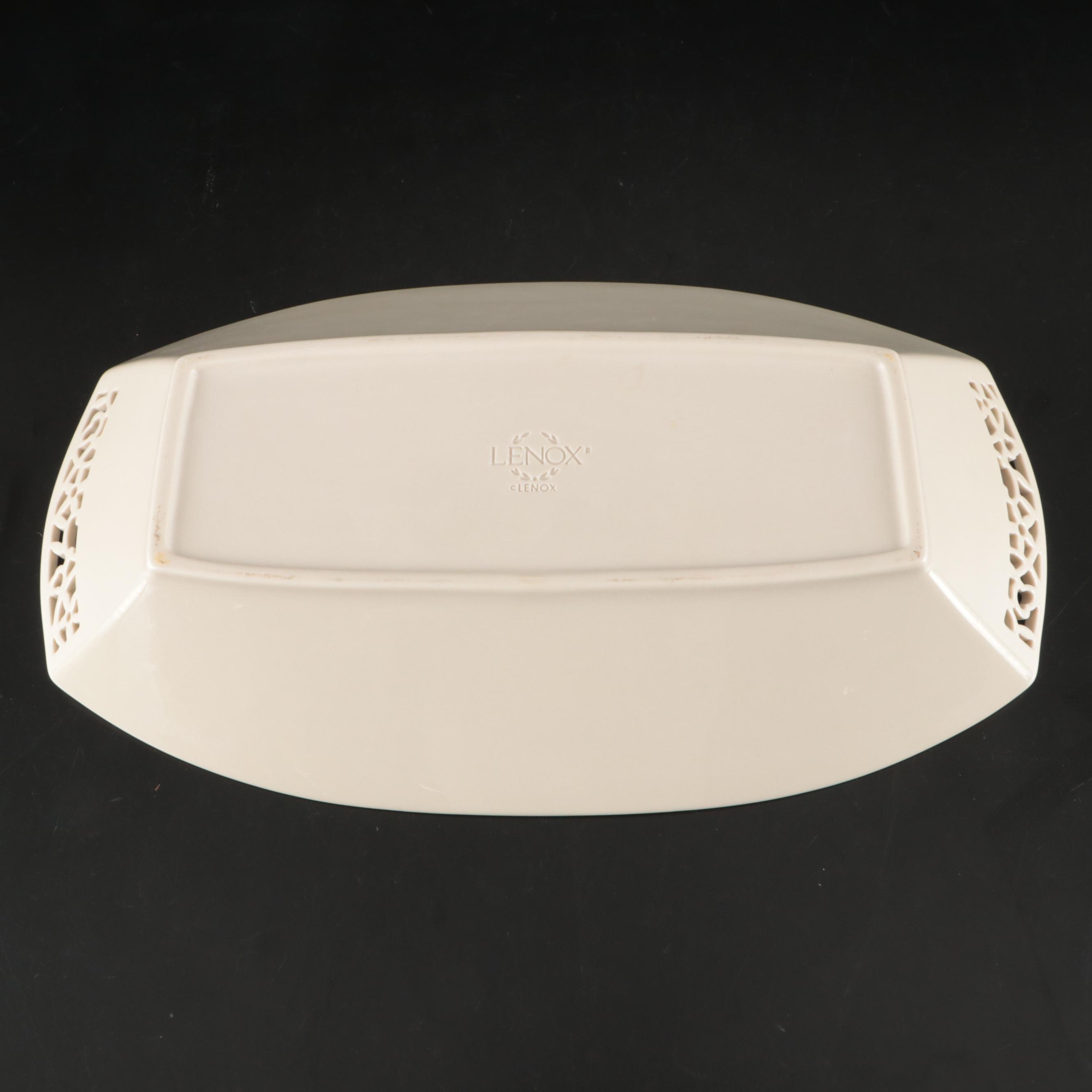 Lenox "Rosebud Collection" and Other Gold Gilt Cream Glaze Porcelain Tableware