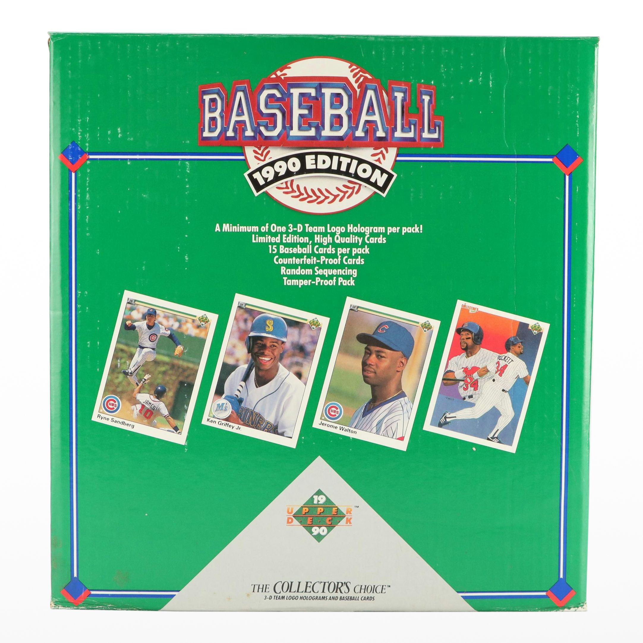 1990 Upper Deck Sealed Baseball Cards Sets and Case