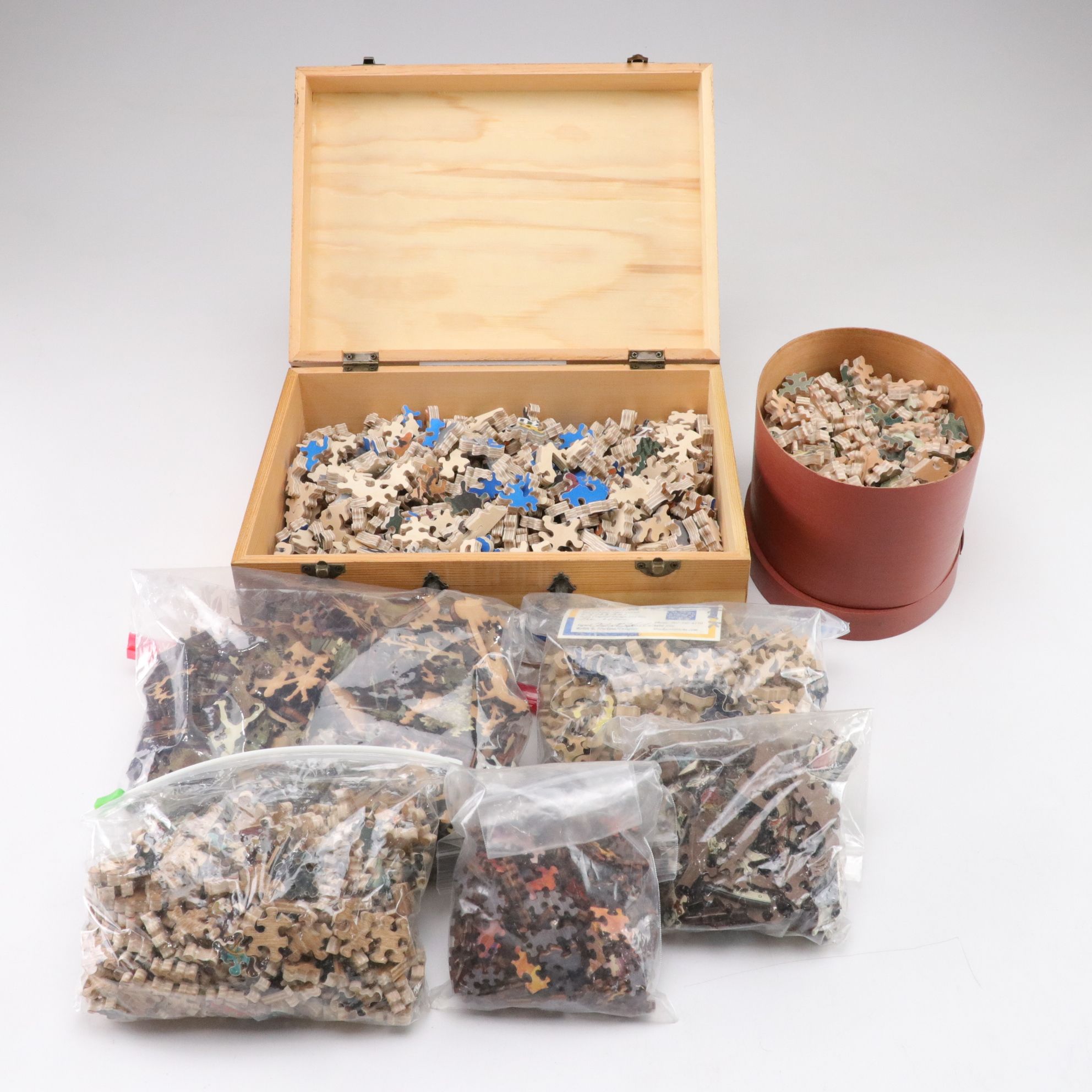 Six Precision Cut Jigsaw Puzzles