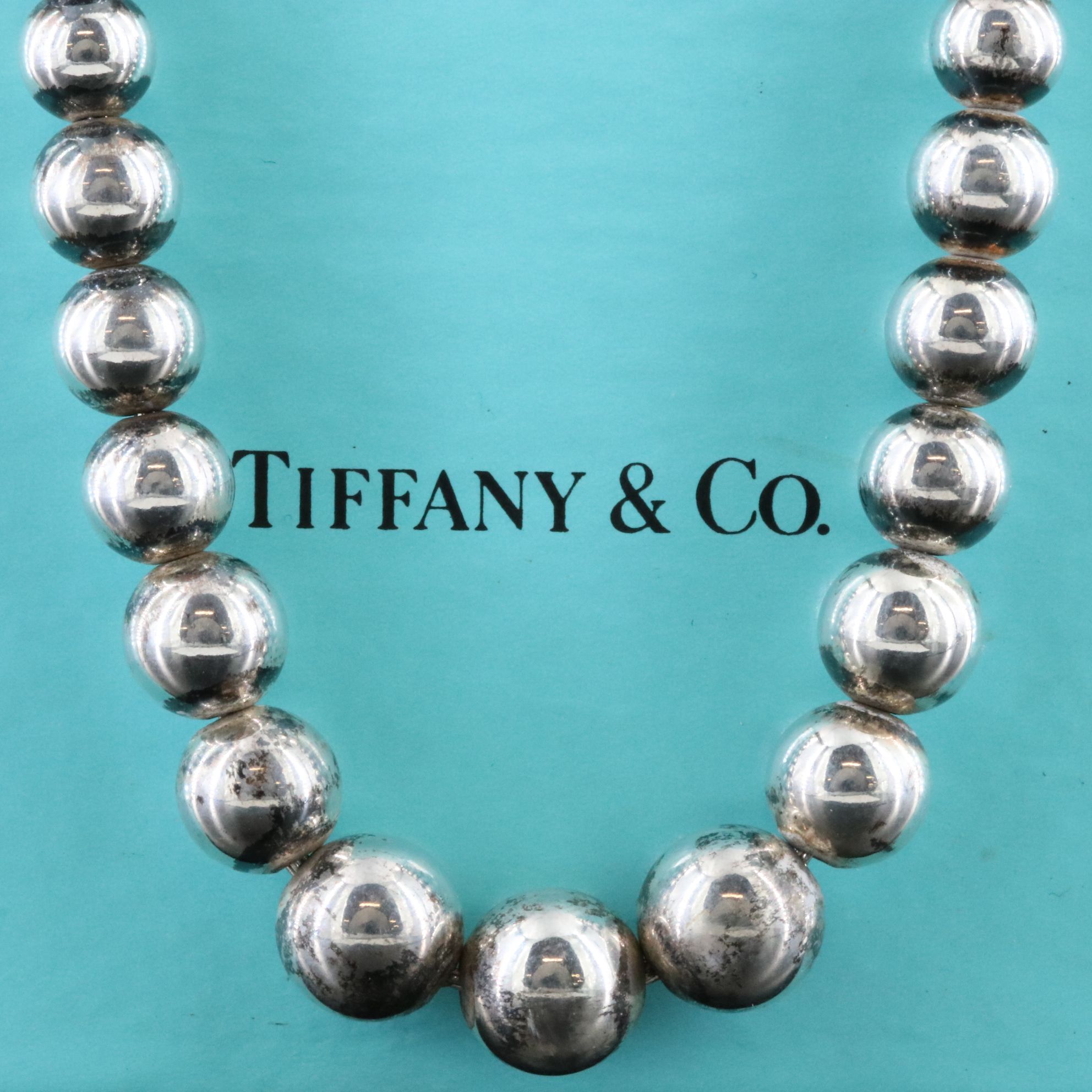Tiffany & Co. HardWear Sterling Graduated Ball Necklace