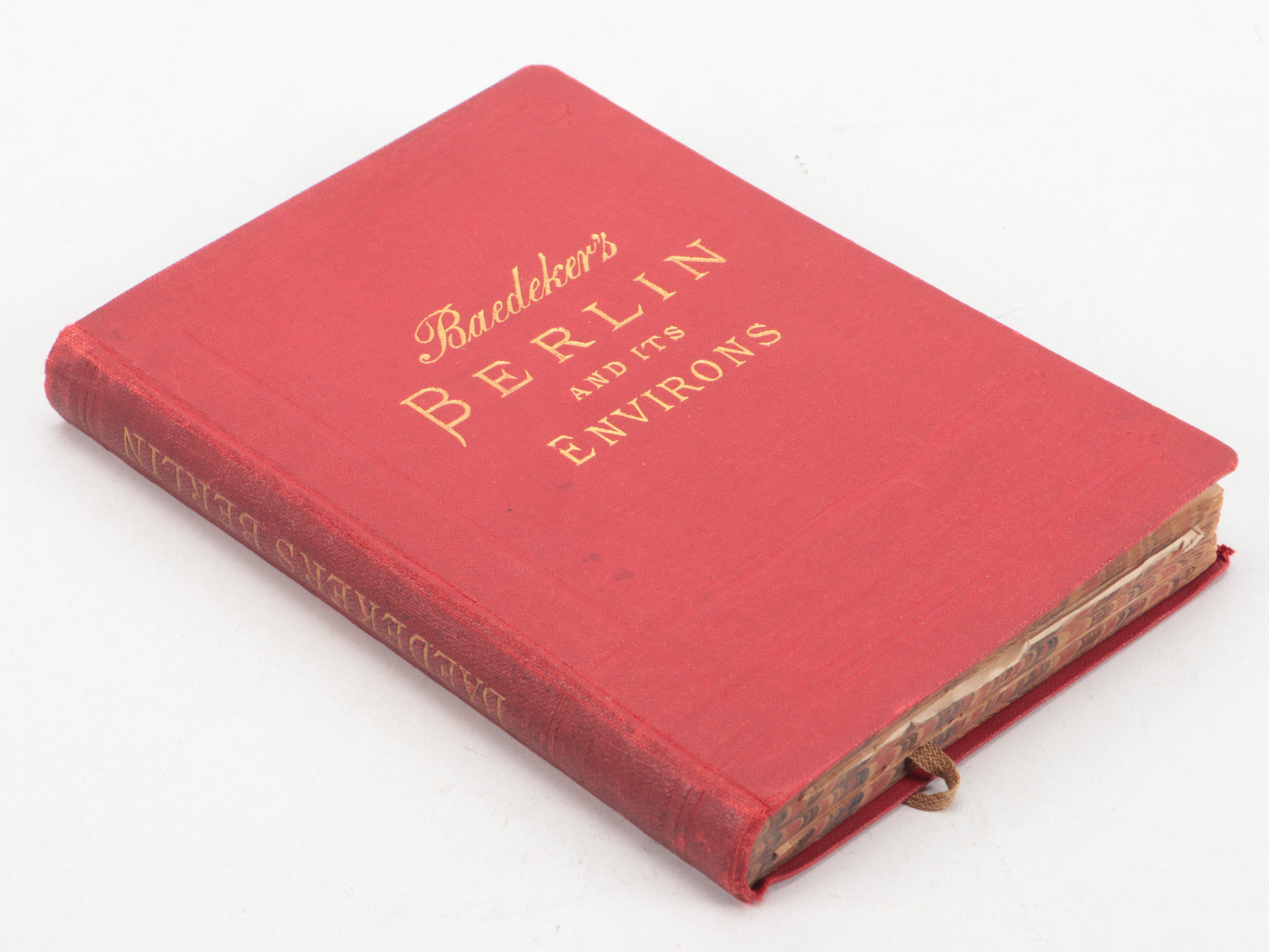 "Baedeker's Berlin and Its Environs" and More Travel Guide Books