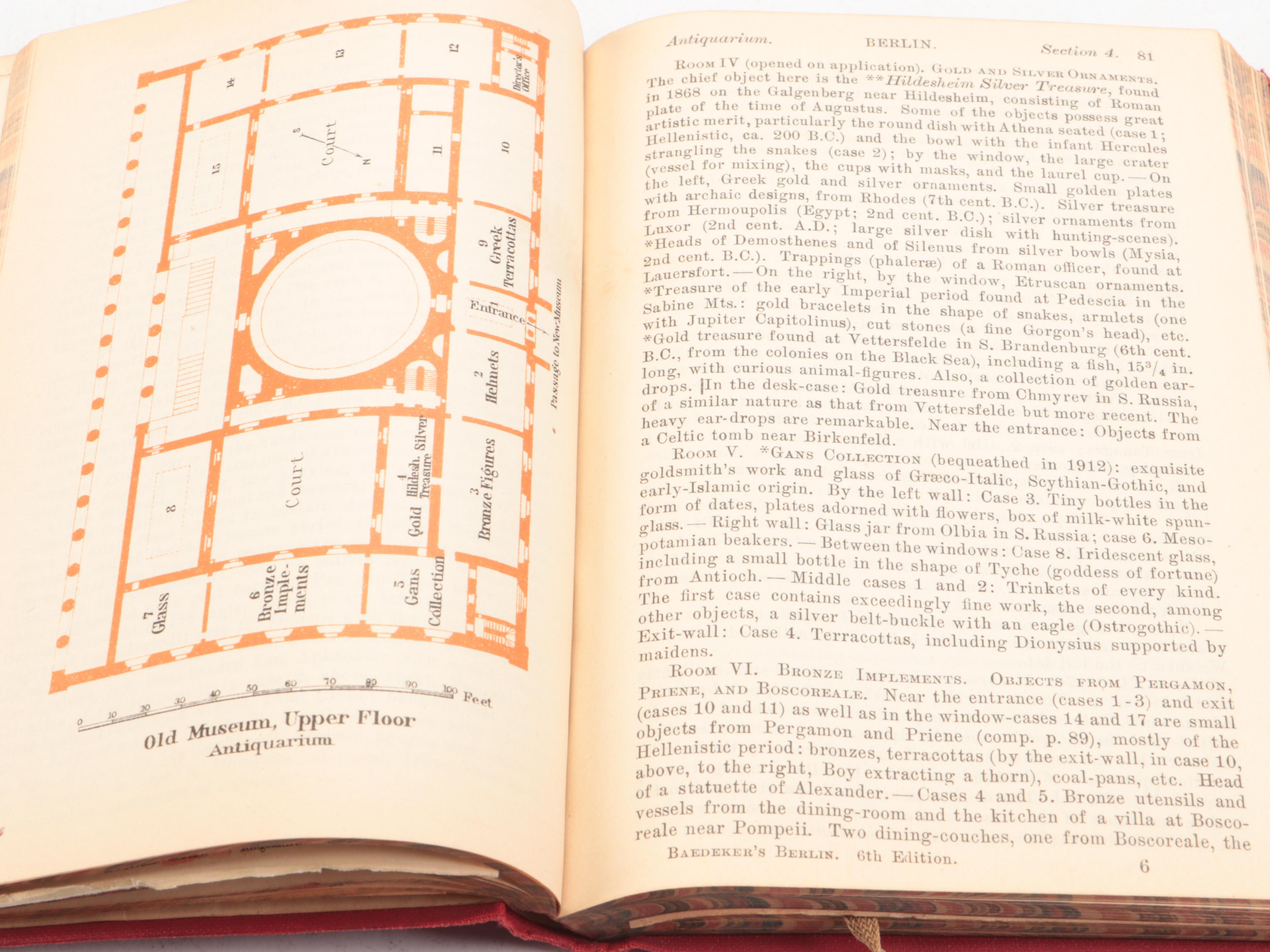 "Baedeker's Berlin and Its Environs" and More Travel Guide Books