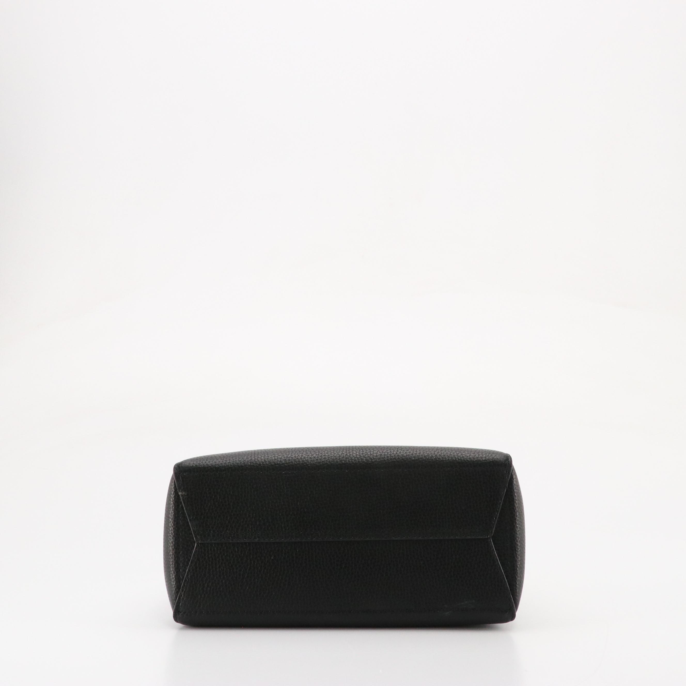 Michael Kors Small Kimberly Two-Way Satchel in Black Pebbled Leather