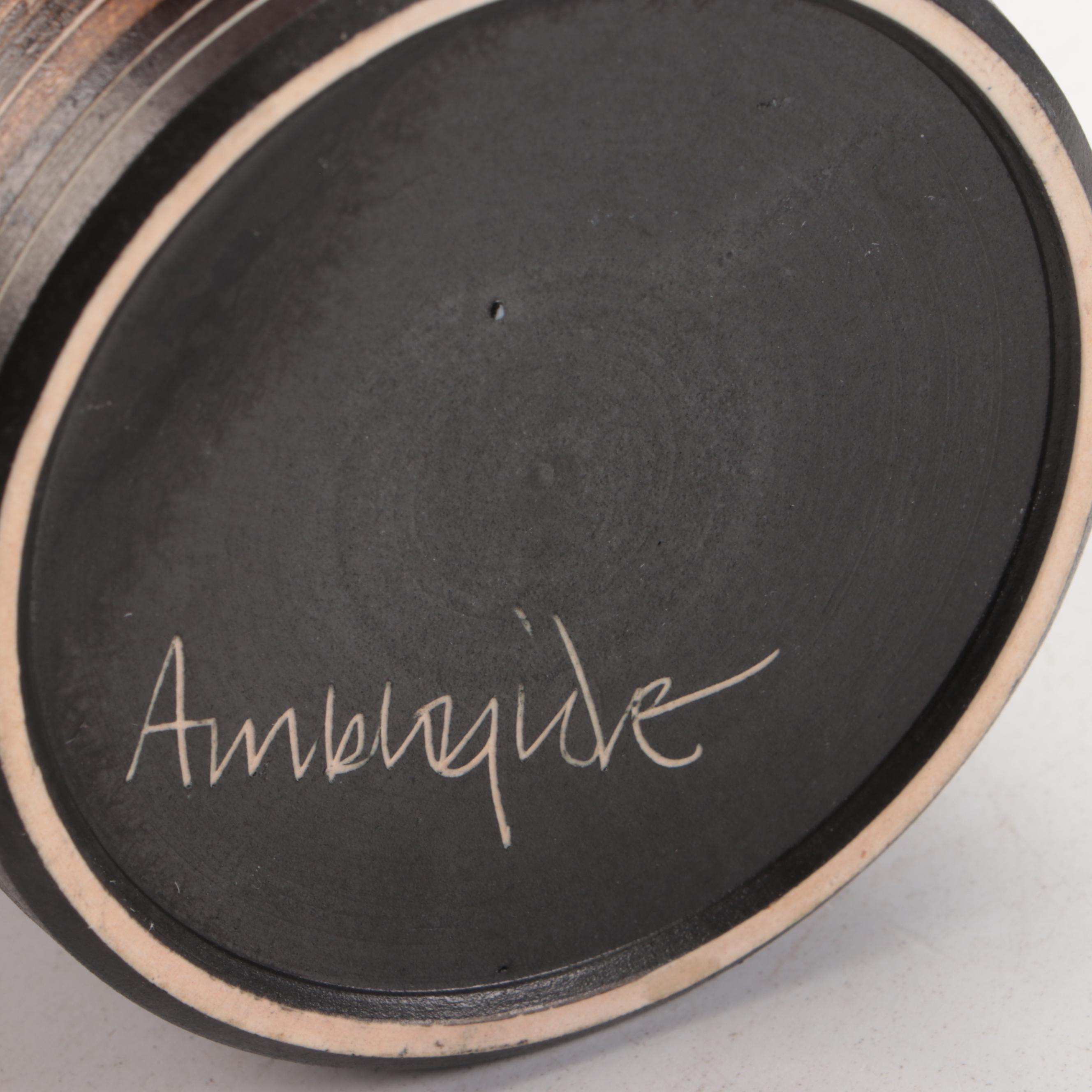 English Earthenware Advertising Jar and Stout Bottle with Other Decor