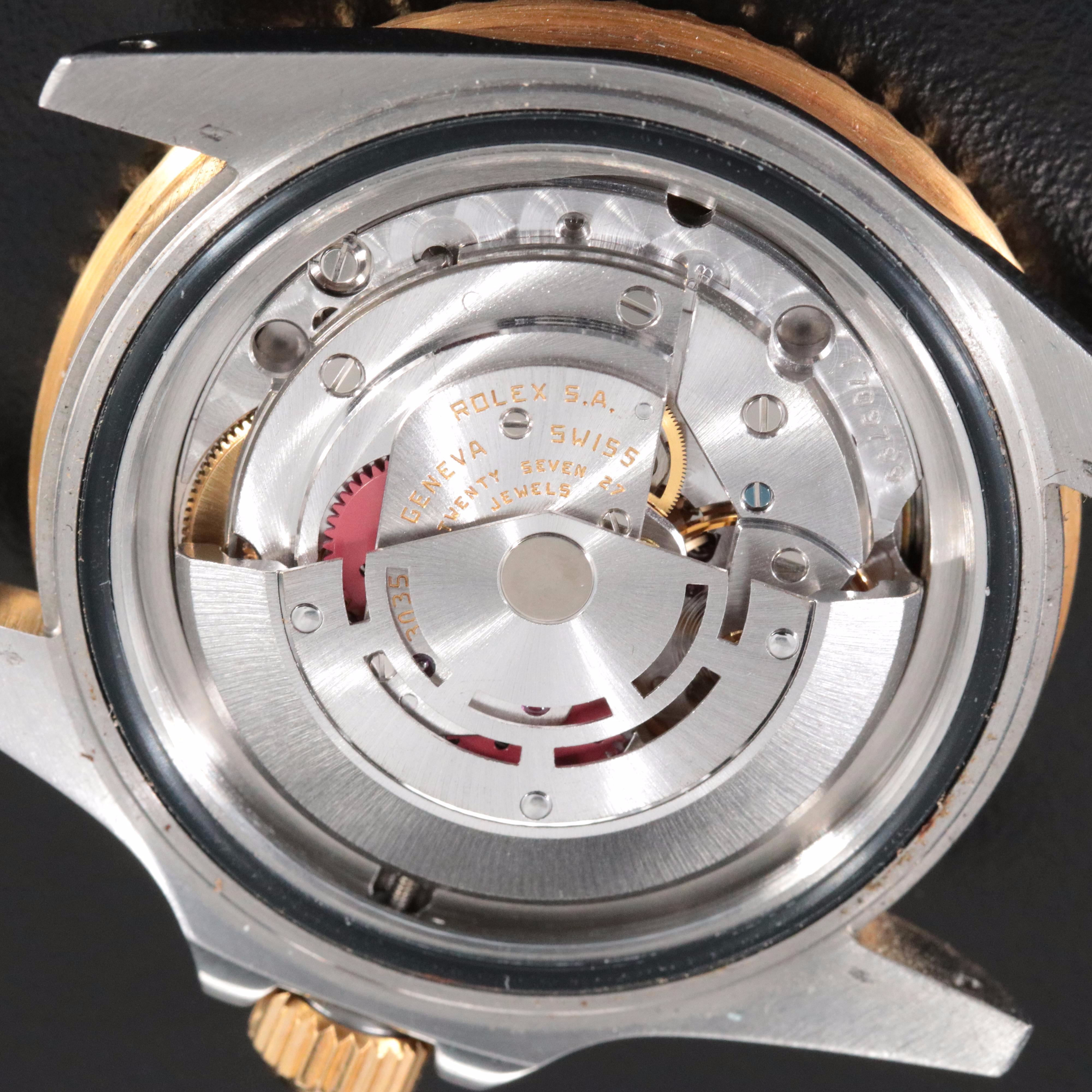 Rolex Submariner Date 16803 18K & Steel Automatic Watch c.1987