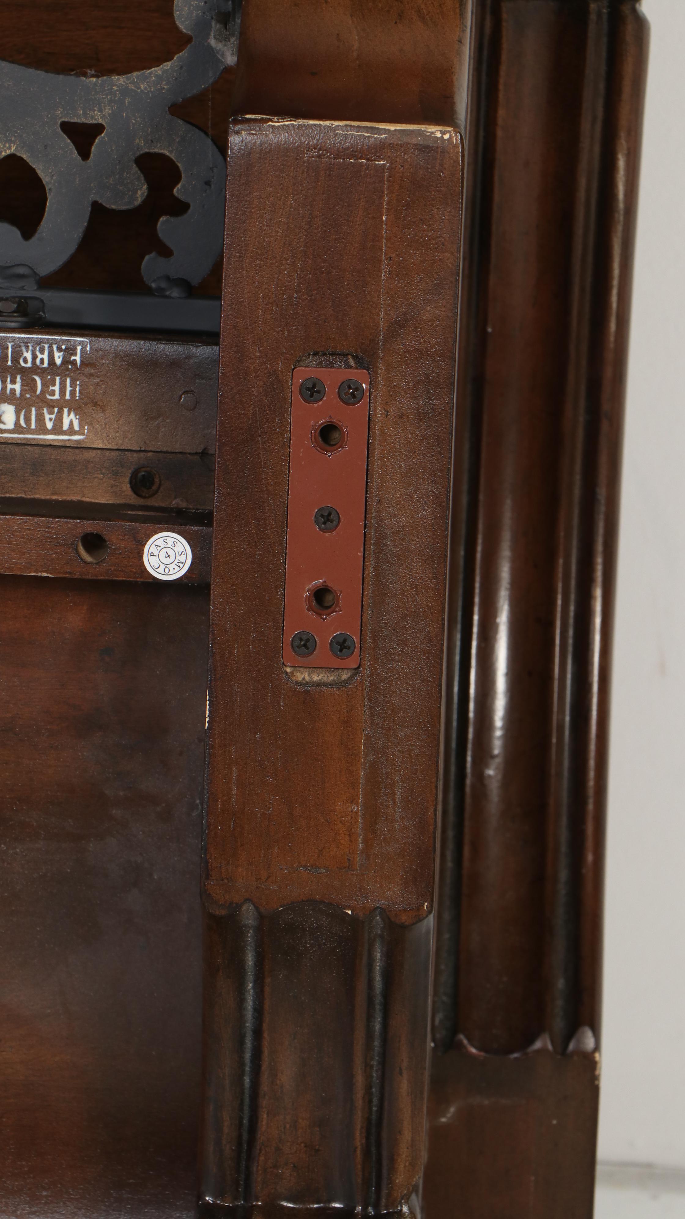 Pair of Pulaski Nightstands with King Size Bed Frame