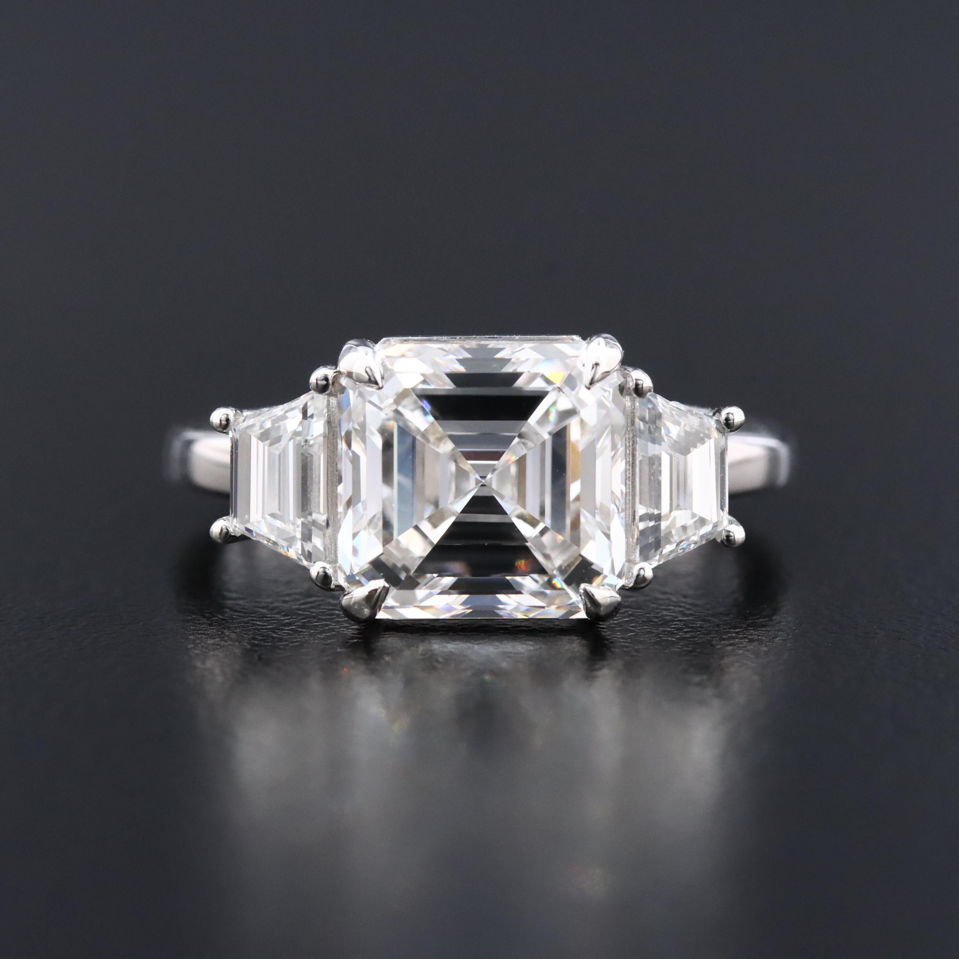 14K 4.62 CTW Lab Grown Diamond Ring with IGI Report