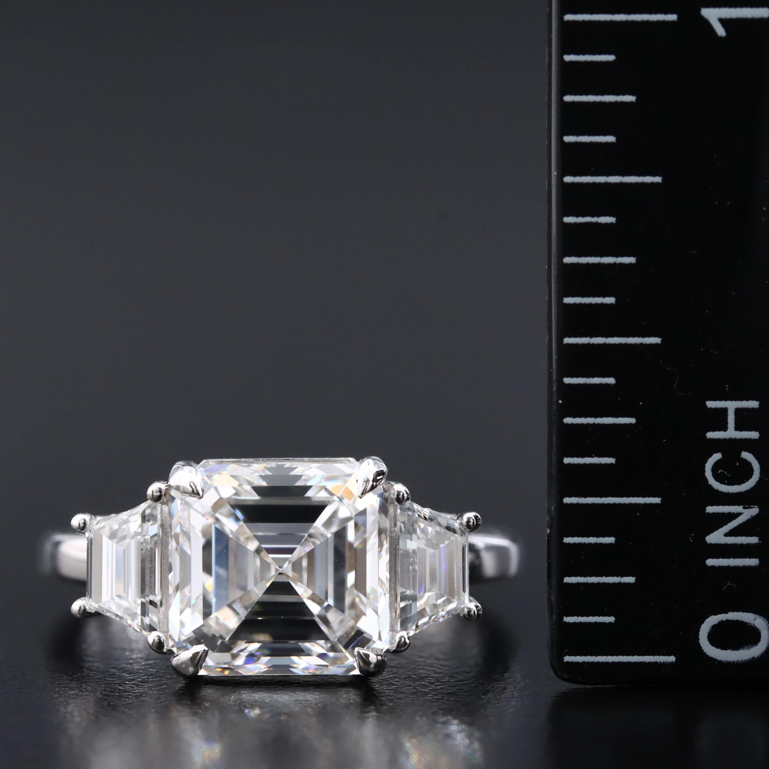 14K 4.62 CTW Lab Grown Diamond Ring with IGI Report