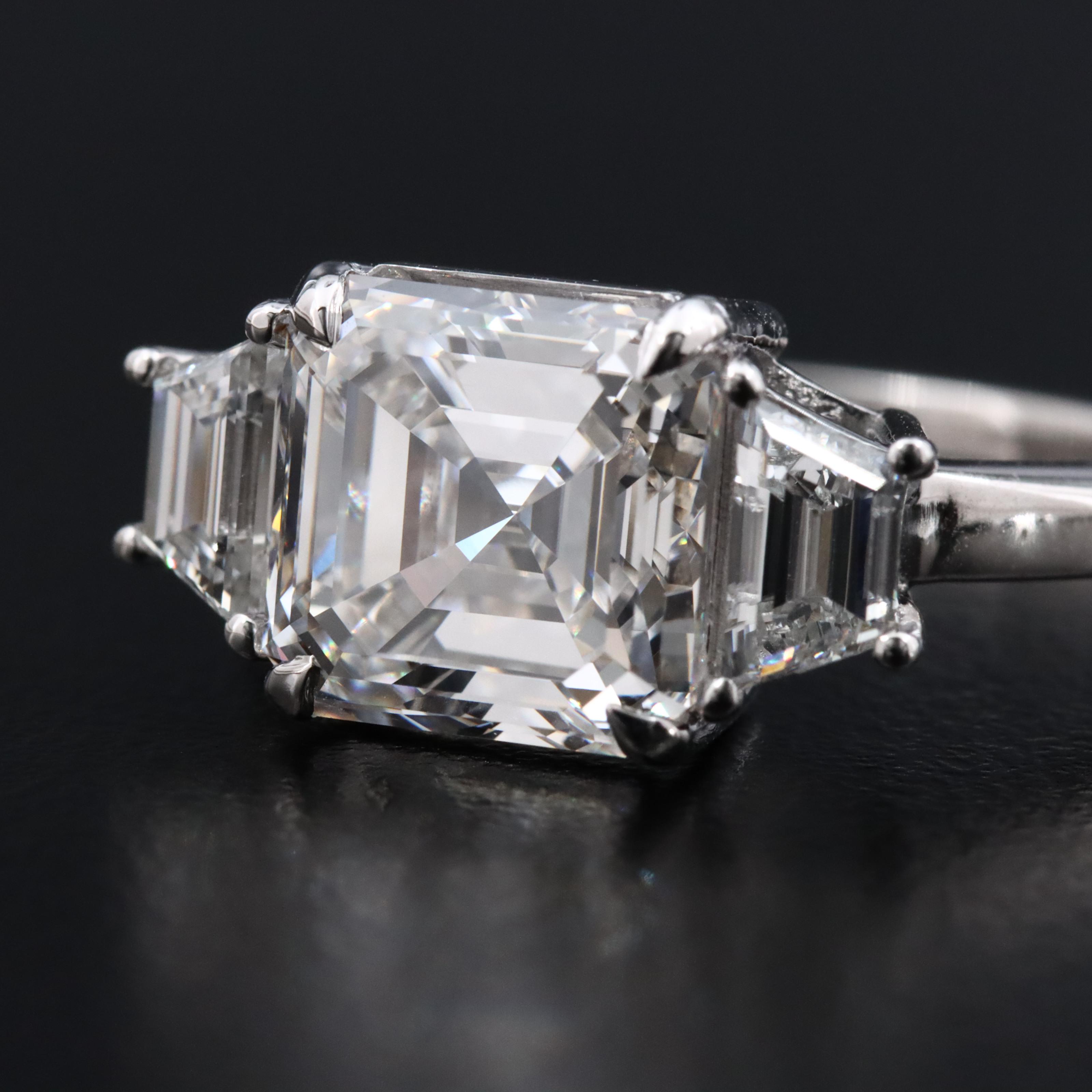 14K 4.62 CTW Lab Grown Diamond Ring with IGI Report