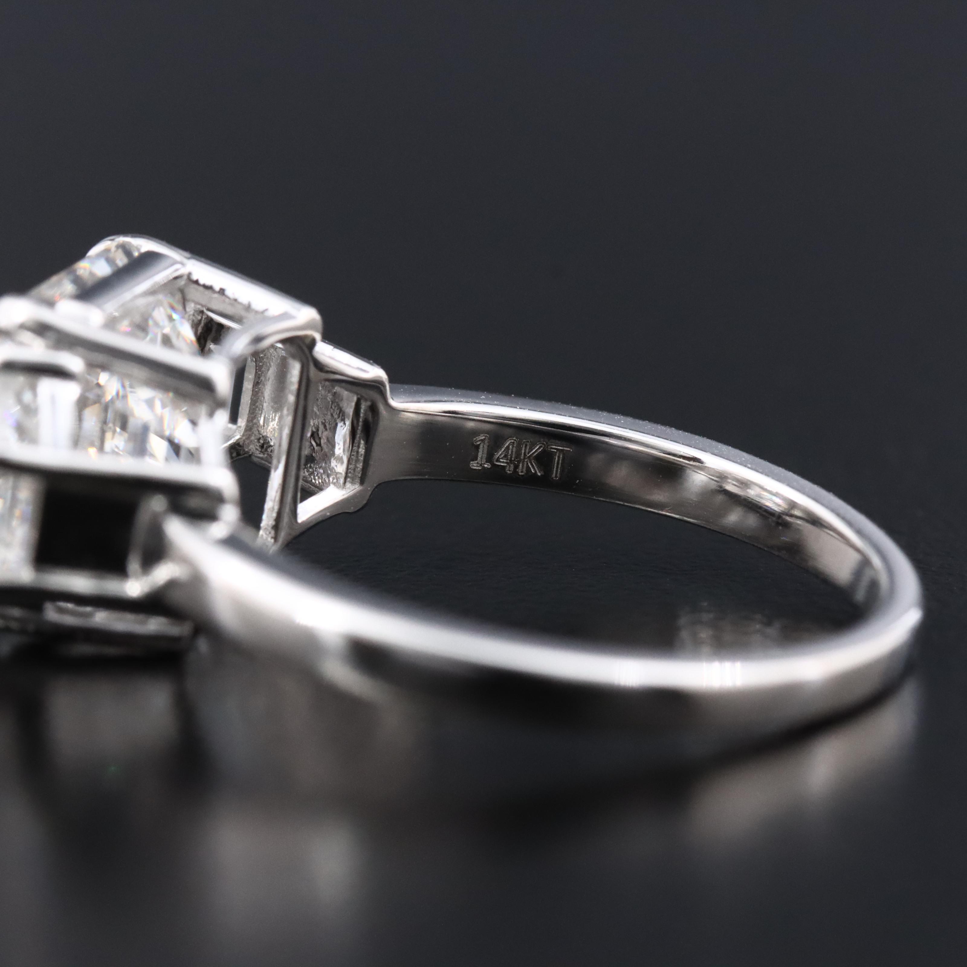 14K 4.62 CTW Lab Grown Diamond Ring with IGI Report