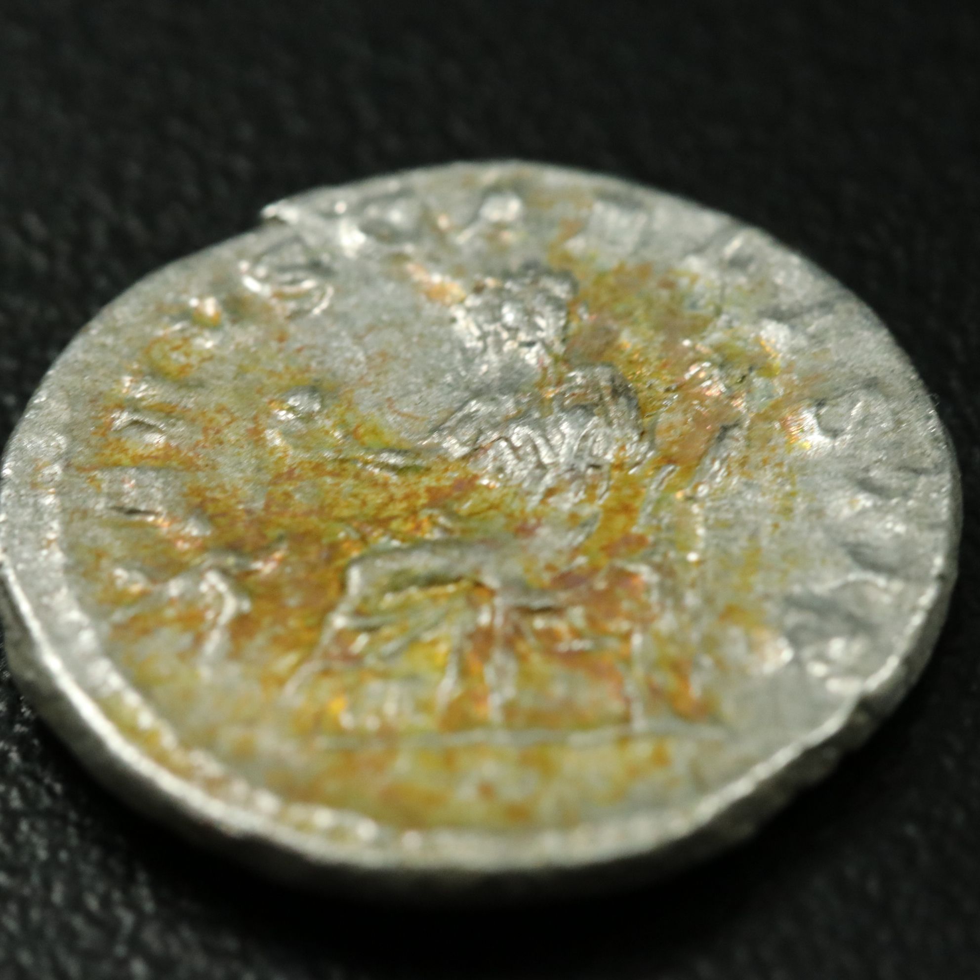 Ancient Roman Imperial AR Denarius Coin of Julia Soaemias, ca. 220 A.D.