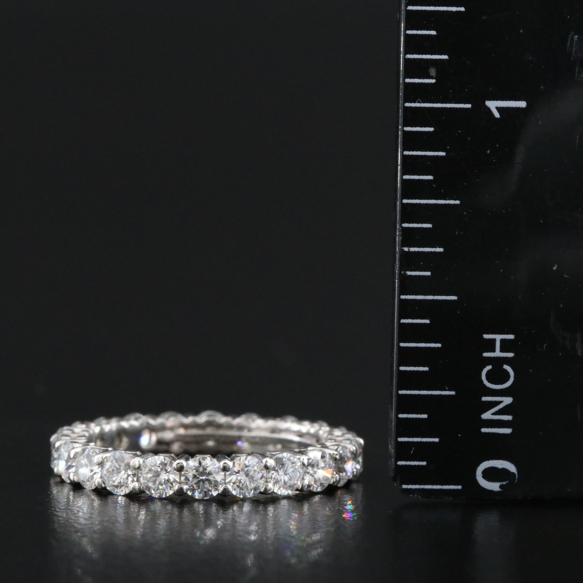 Tiffany & Co. Platinum 1.88 CTW Diamond Eternity Ring
