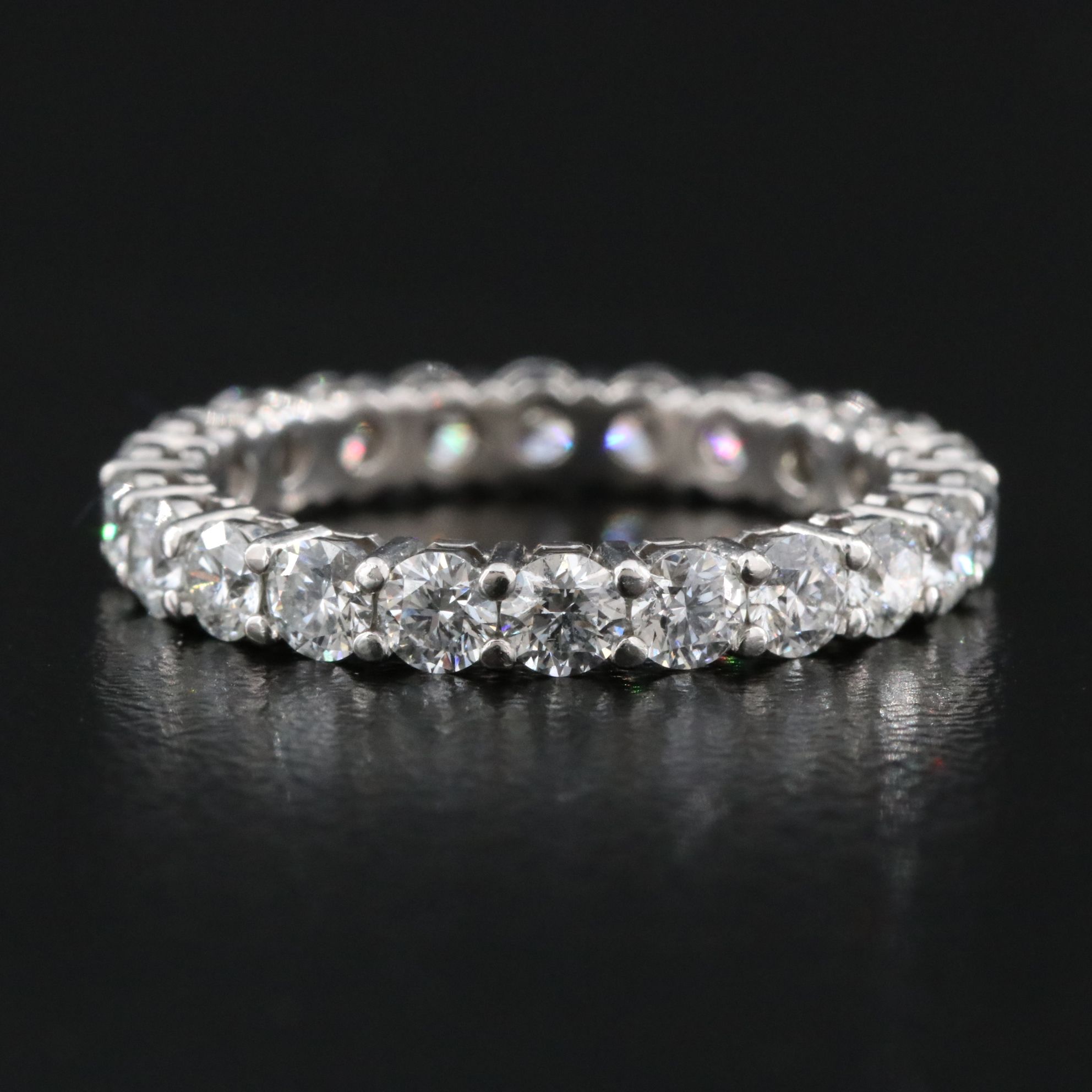 Tiffany & Co. Platinum 1.88 CTW Diamond Eternity Ring
