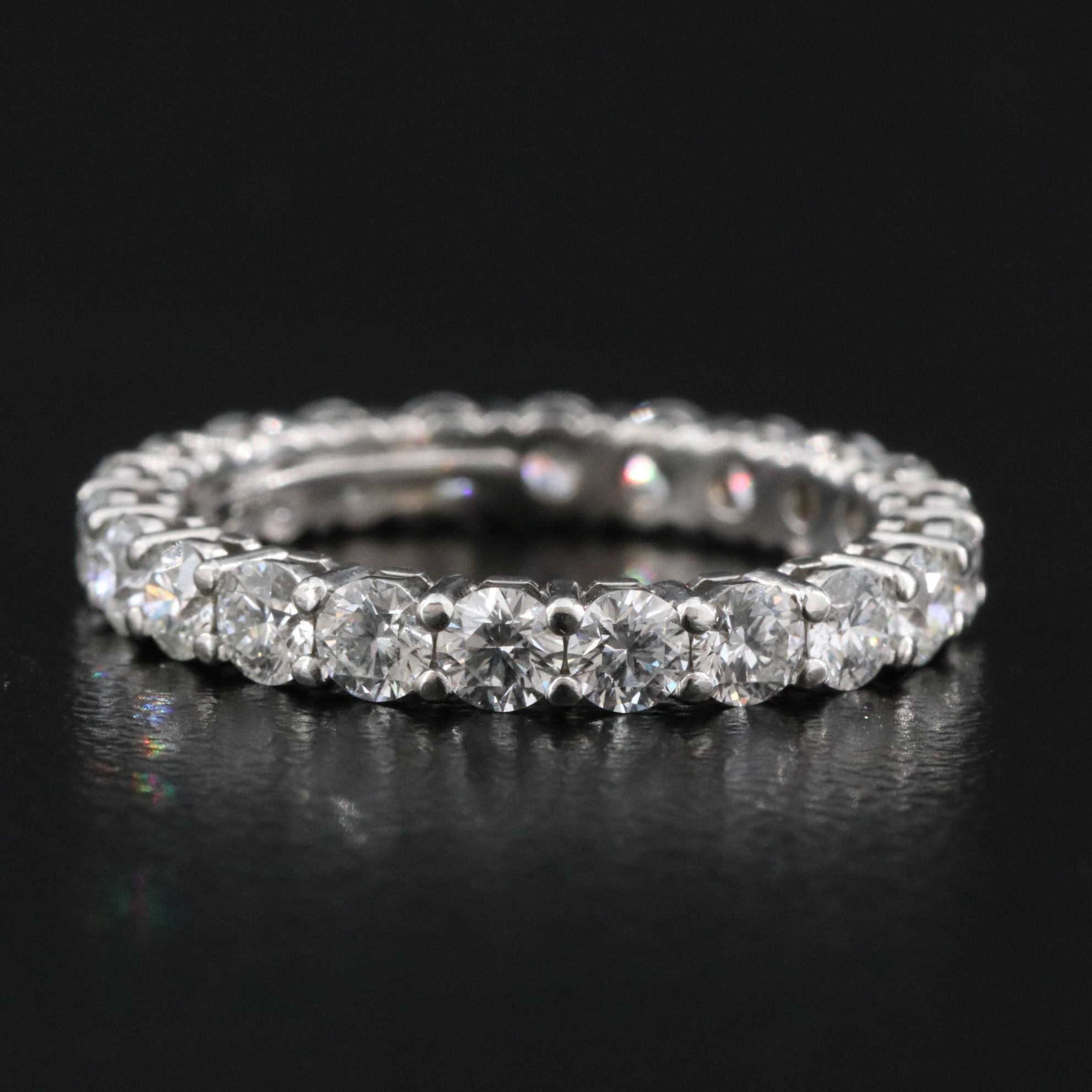 Tiffany & Co. Platinum 1.88 CTW Diamond Eternity Ring