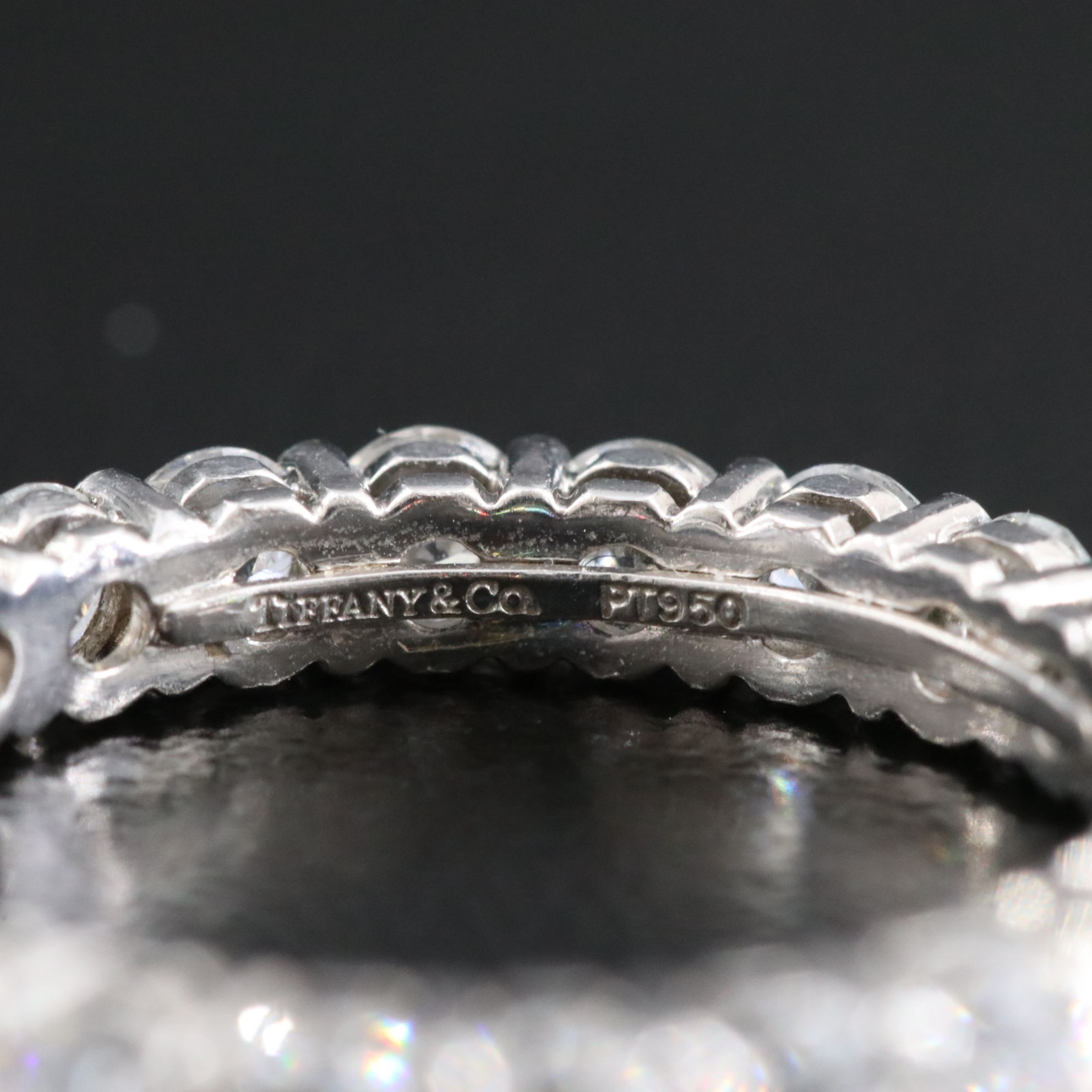 Tiffany & Co. Platinum 1.88 CTW Diamond Eternity Ring