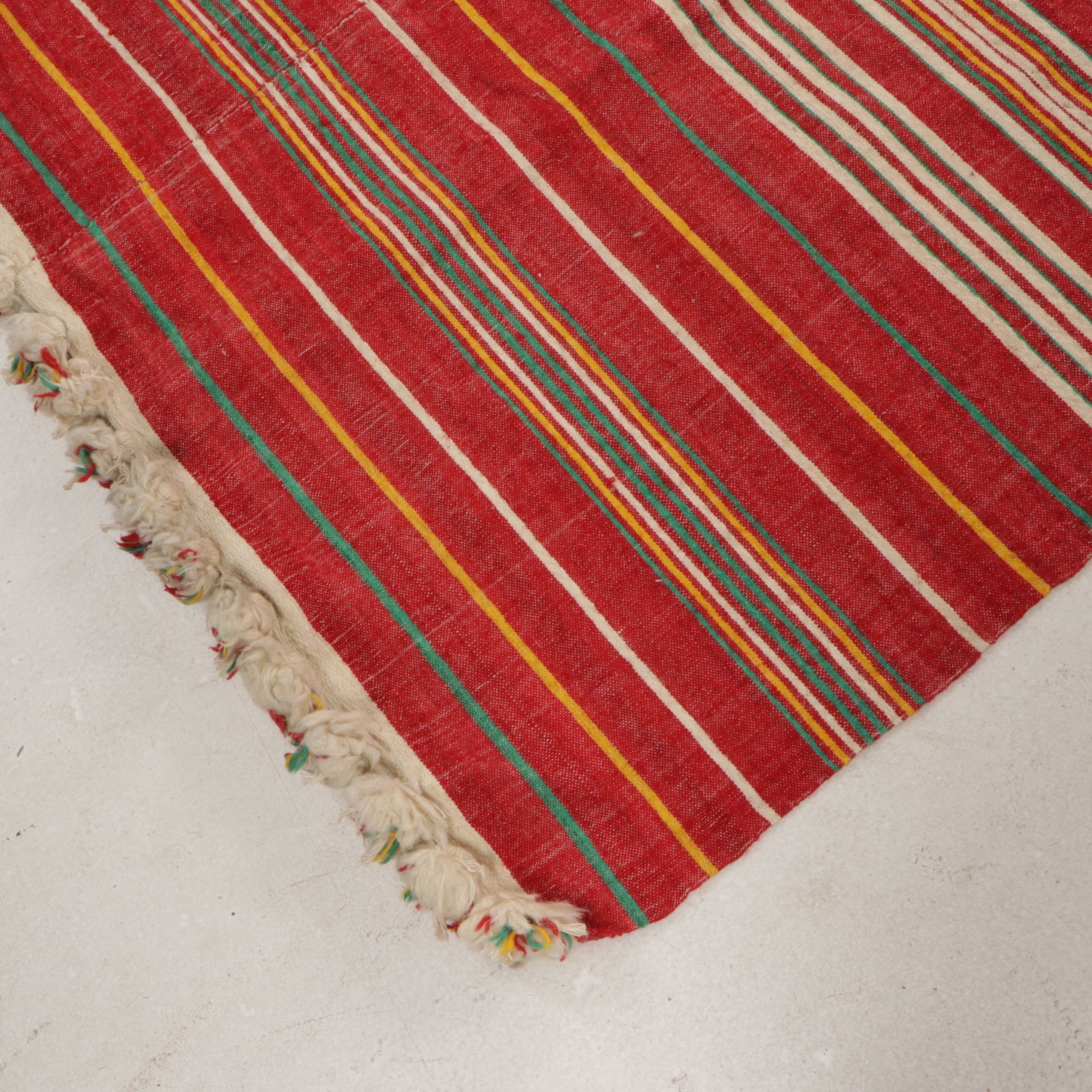 6'8 x 12'1 Handwoven Southwestern Style Area Rug