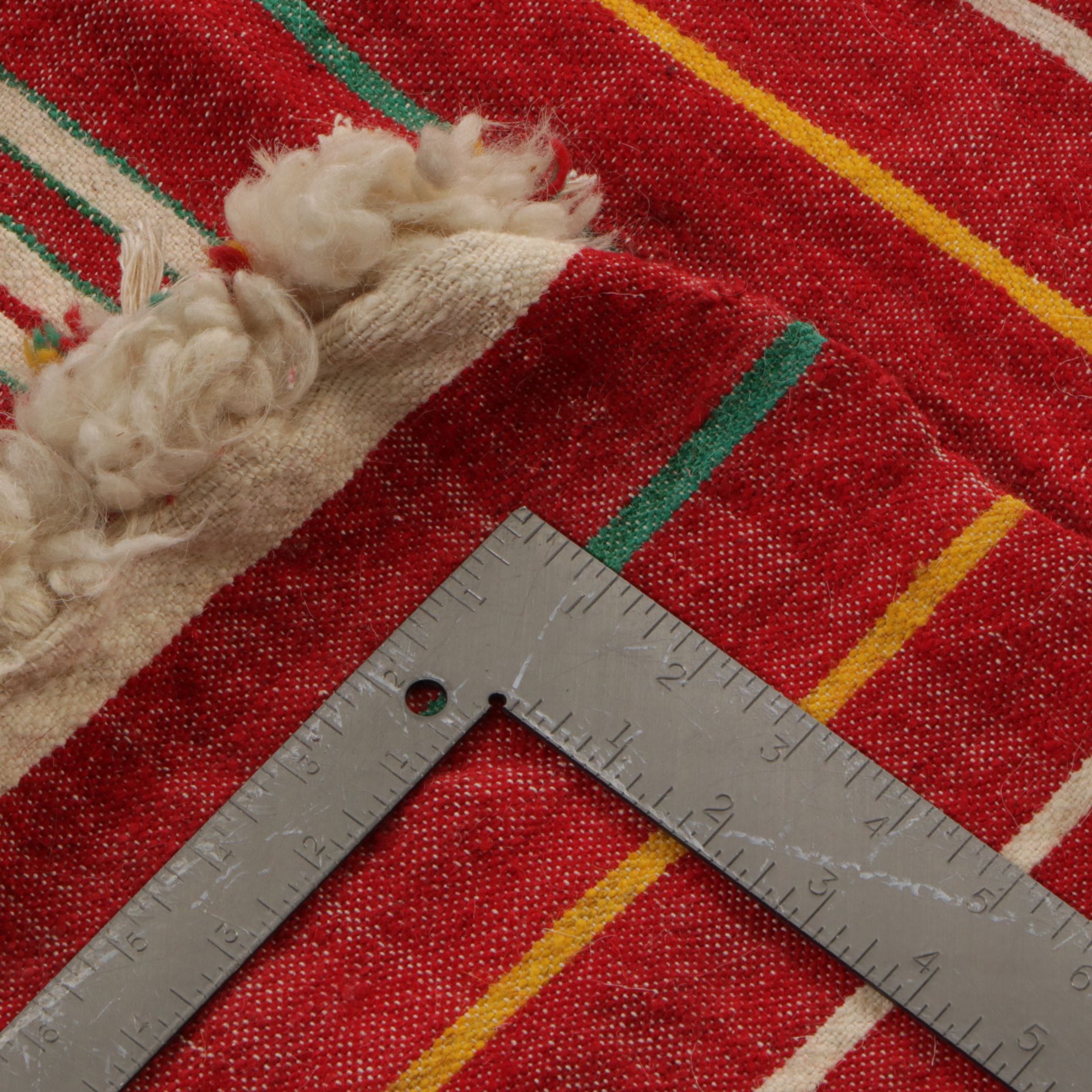 6'8 x 12'1 Handwoven Southwestern Style Area Rug