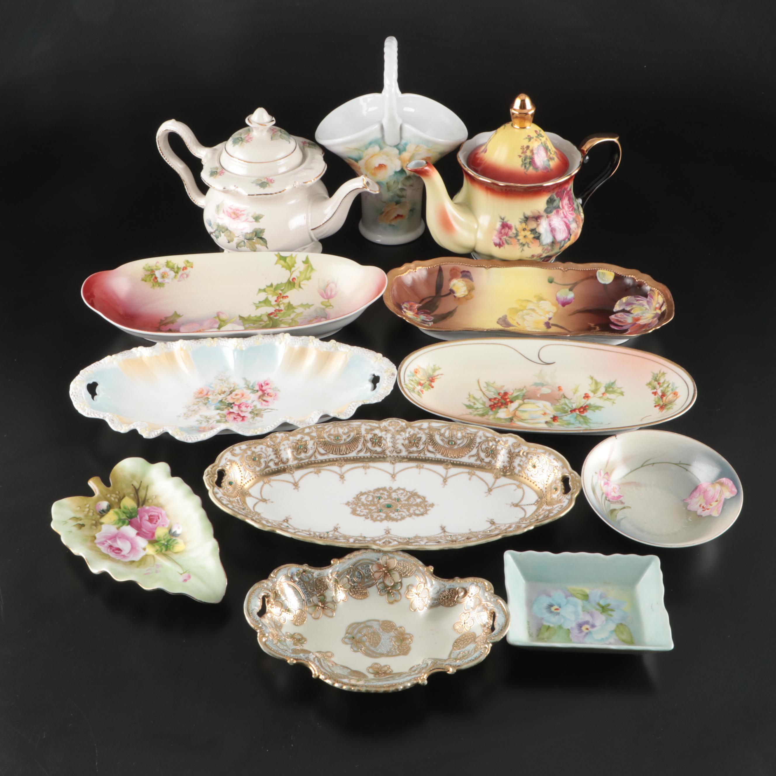 Nippon with Other Victorian Style Tableware and Accessories