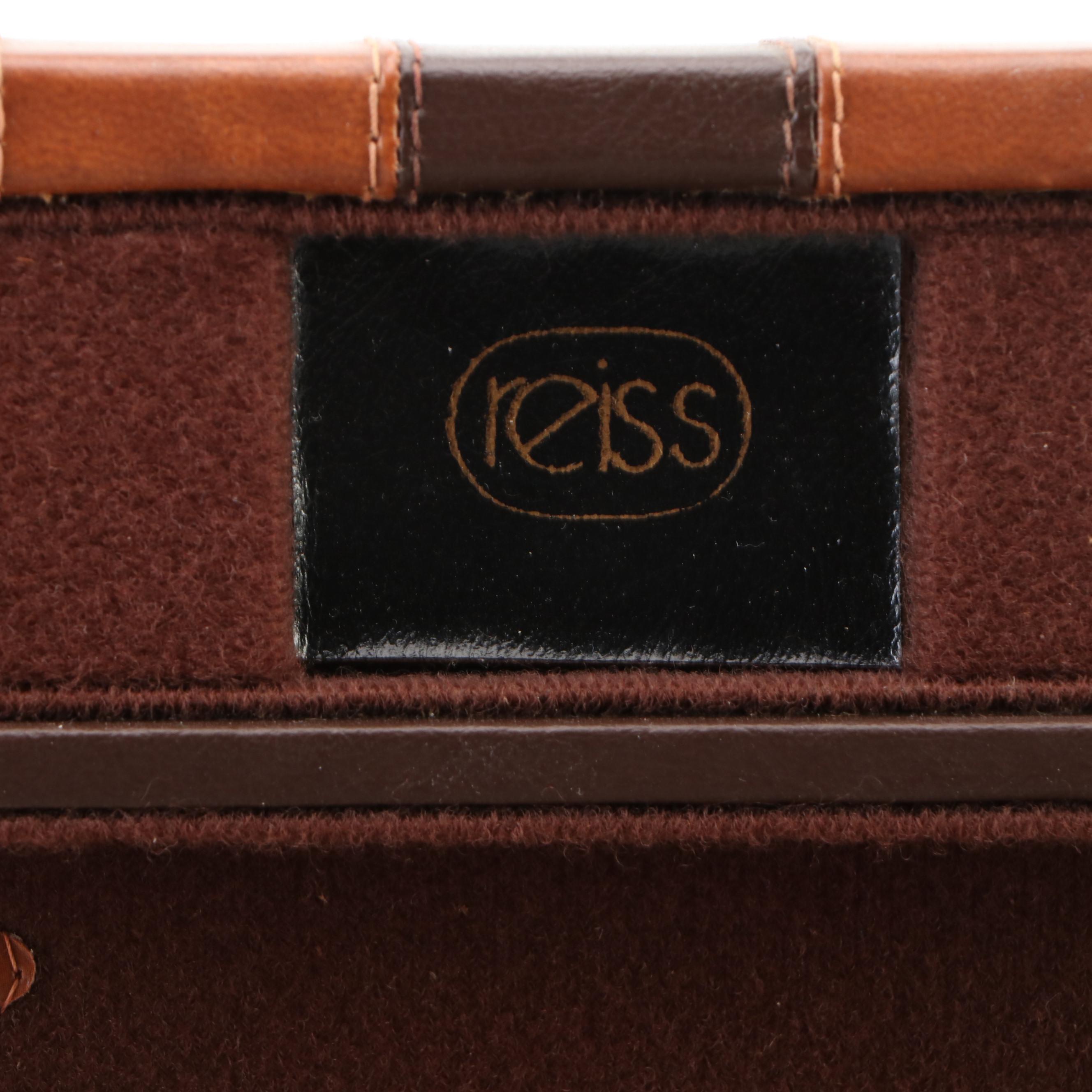 Vintage Reiss Travel Backgammon Game with Other Office Accessories