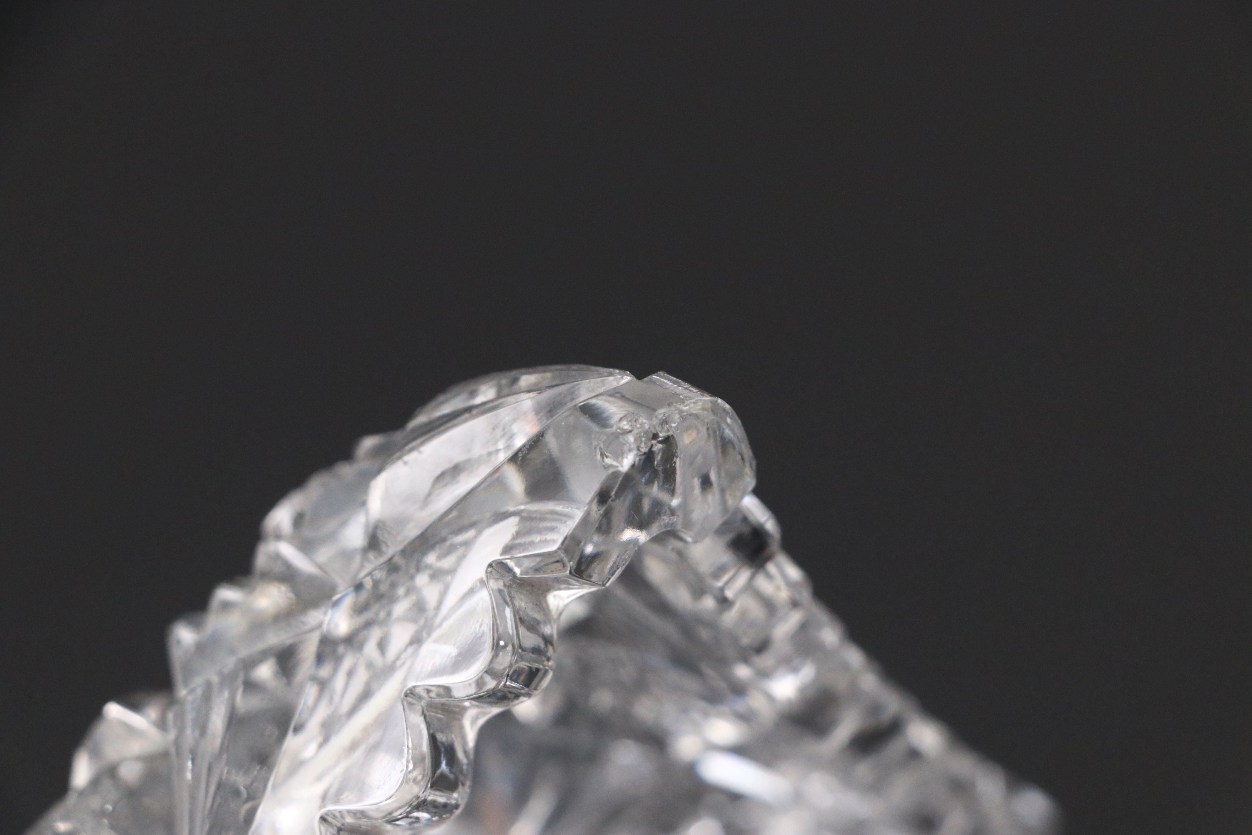 US Glass "Manhattan Clear" Cake Stand with Other Brilliant Style Tableware