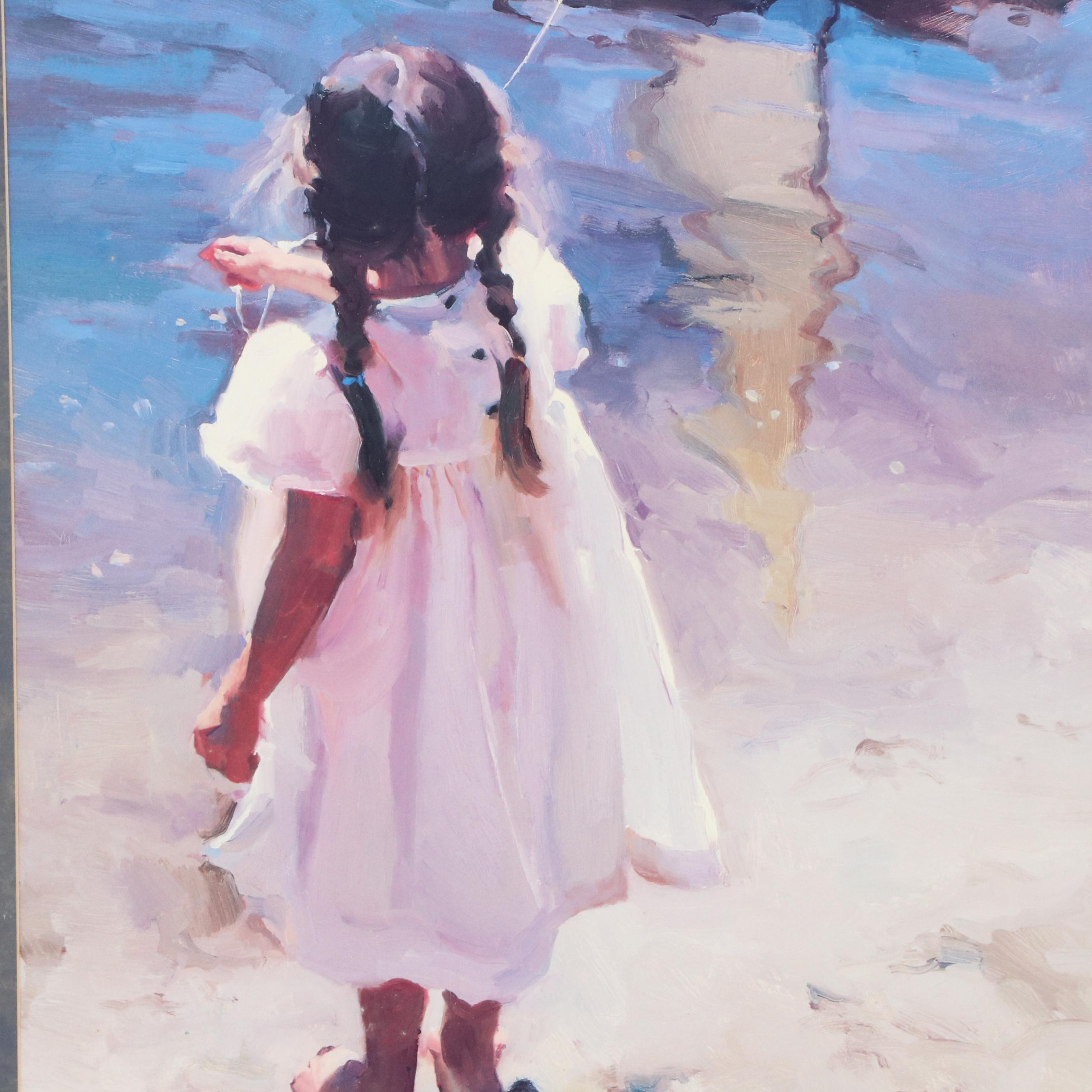 Offset Lithograph After Nancy Crookston "Sail Away"