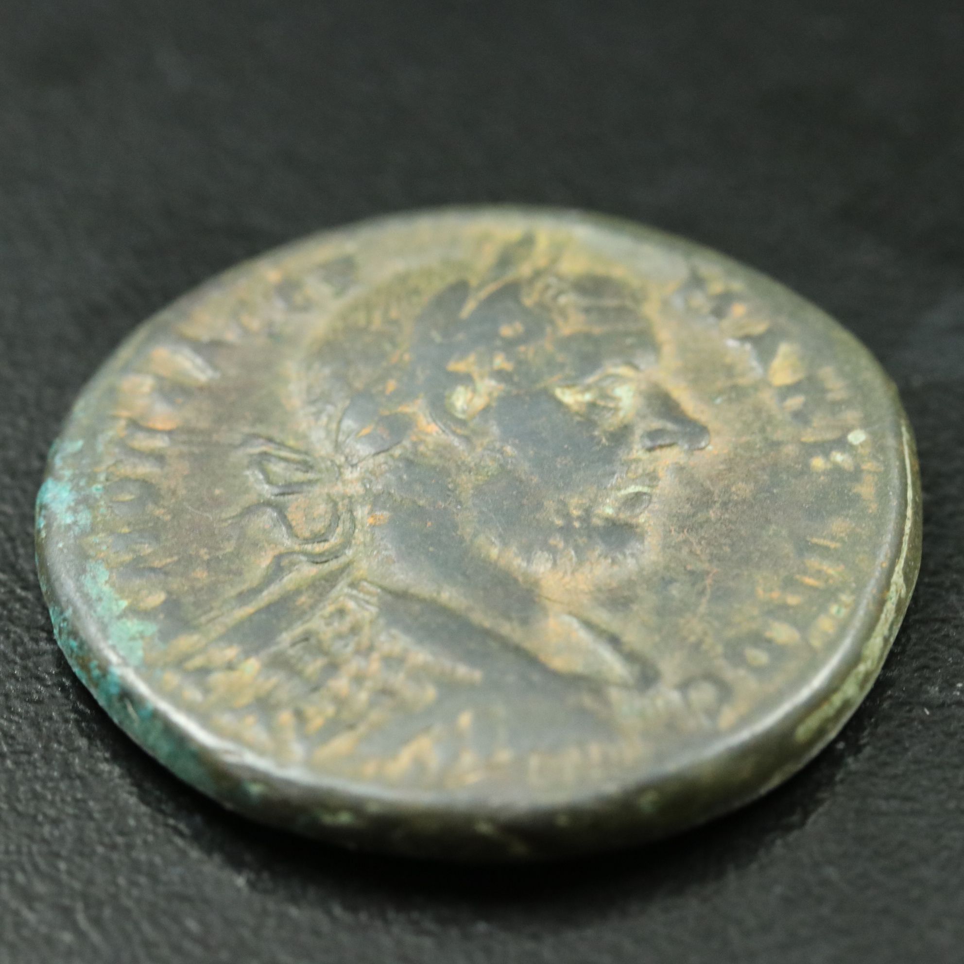 Ancient Roman Provincial Æ26 Coin of Macrinus, ca. 218 A.D.