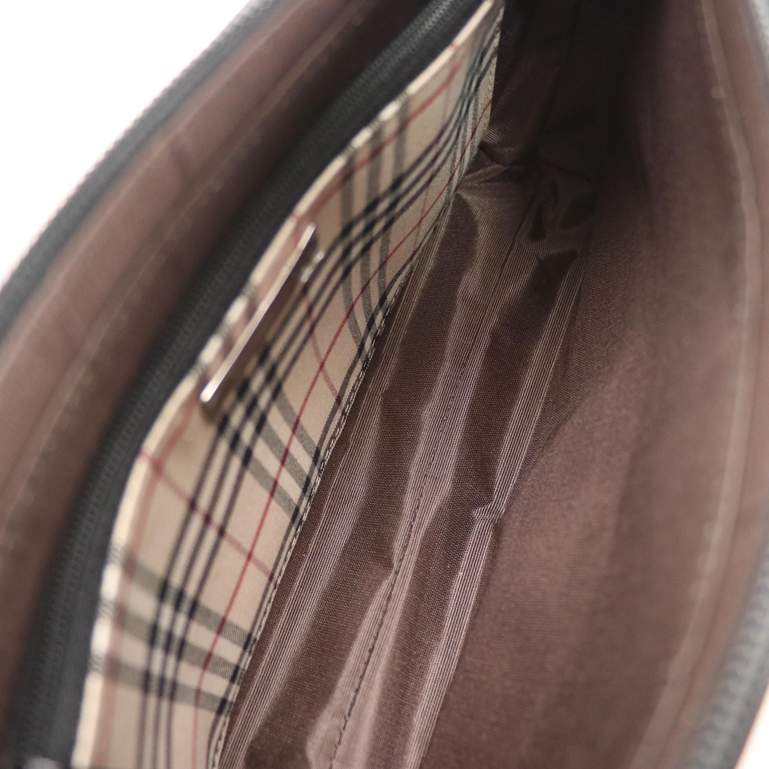 Burberry Shoulder Bag in Black Saffiano Leather, With Tag