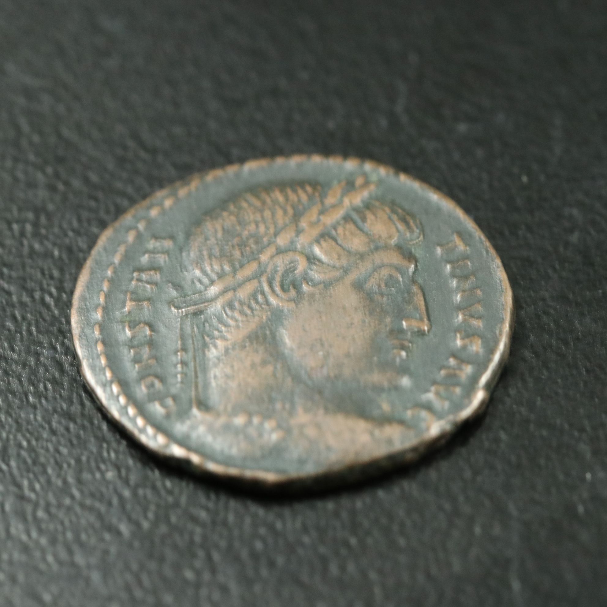 Ancient Roman Imperial Æ Follis Coin of Constantine I, ca. 327 A.D.