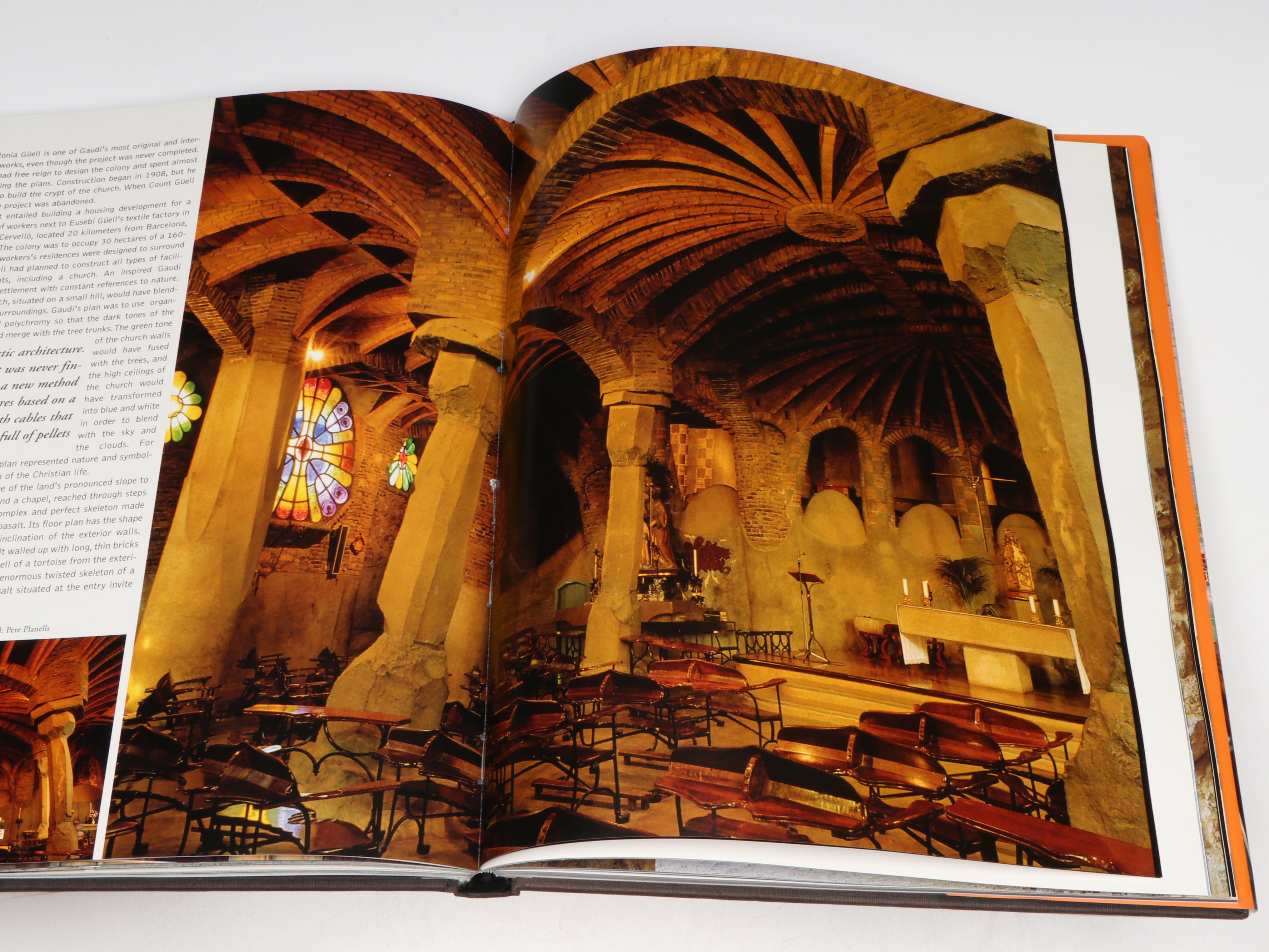 Illustrated "Gaudí: Complete Works" with Gaudí Inspired Art Glass Trays