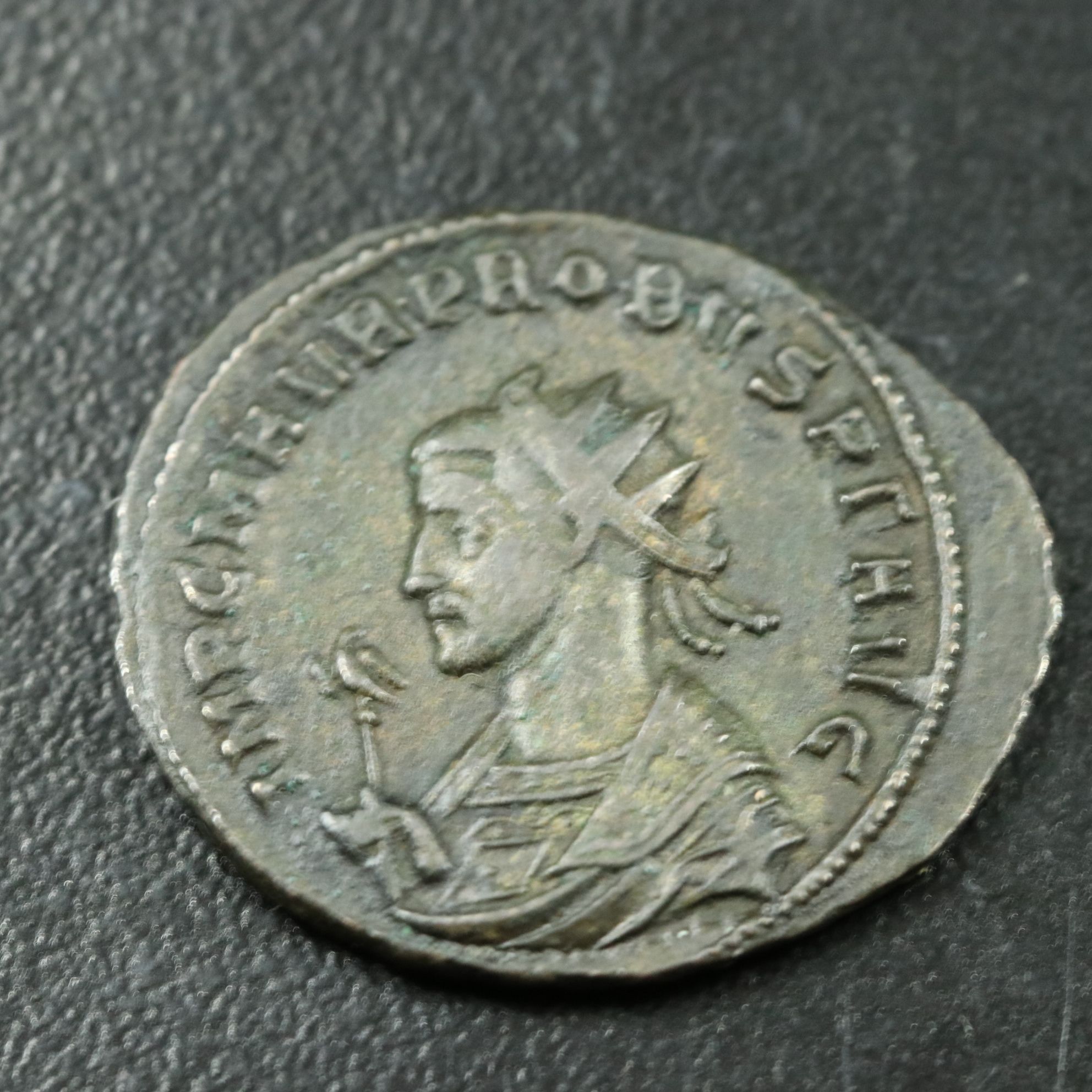 Ancient Roman Imperial Æ Antoninianus Coin of Probus, ca. 275 A.D.