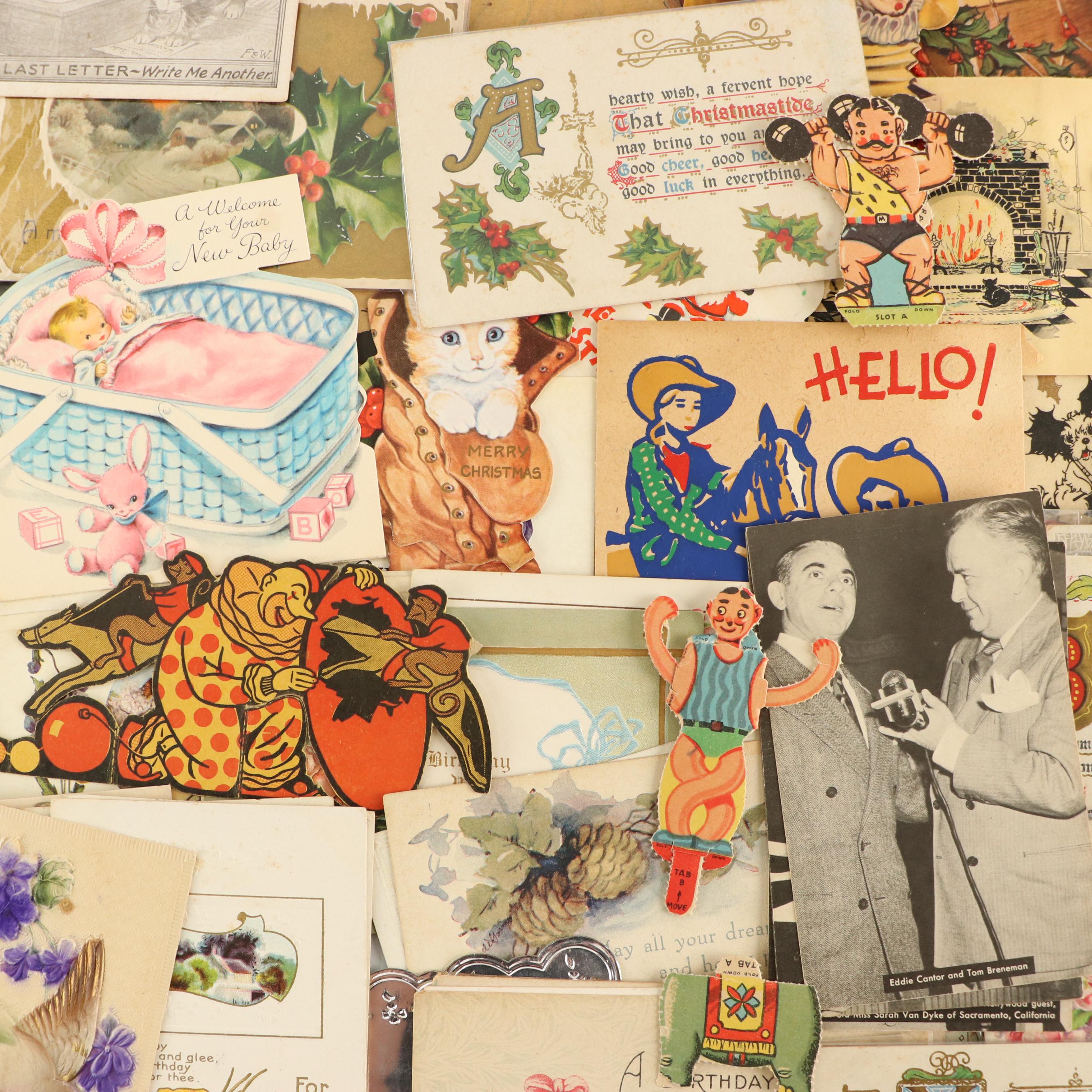 Christmas with Other Postcards, Greeting Cards, Activity Book and More