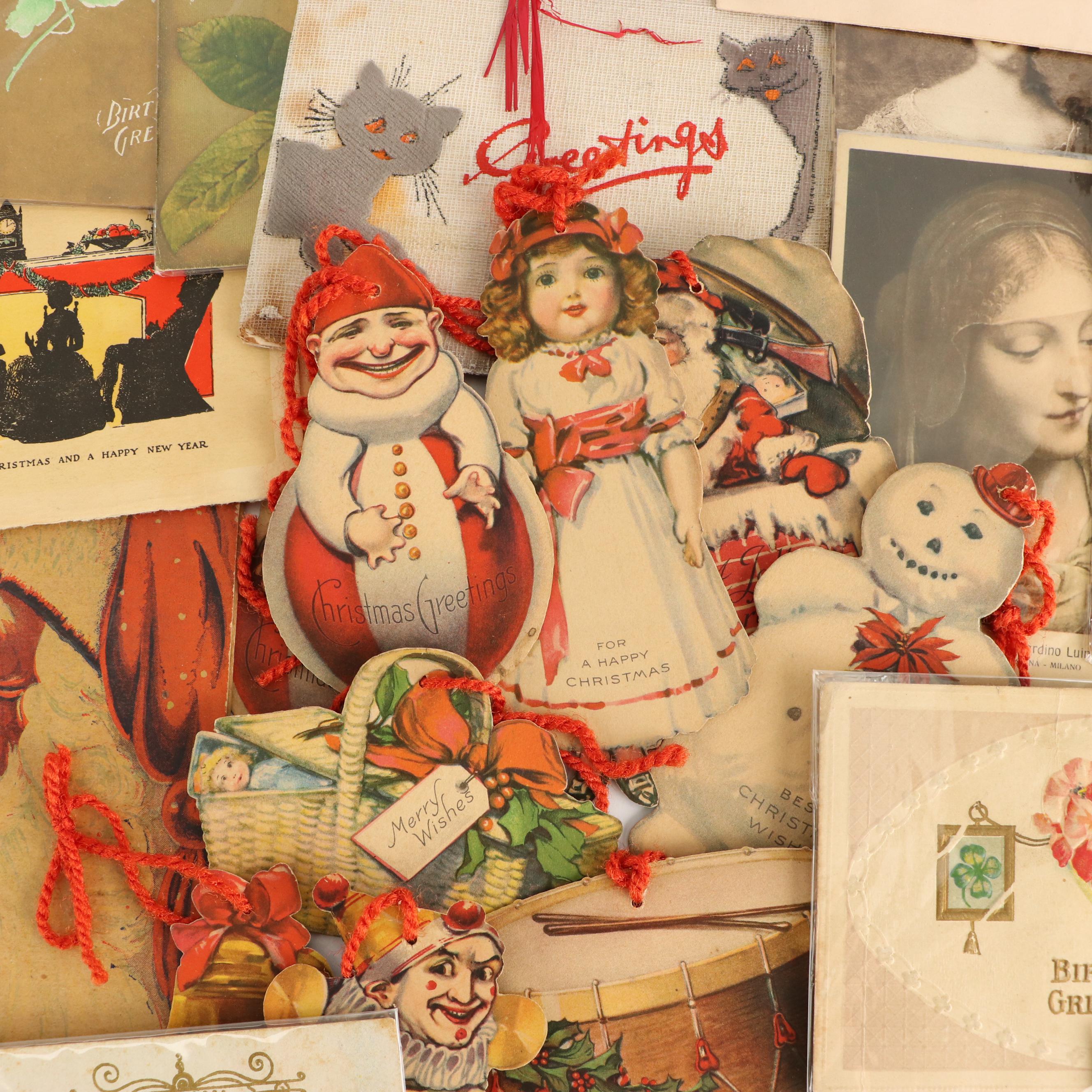 Christmas with Other Postcards, Greeting Cards, Activity Book and More