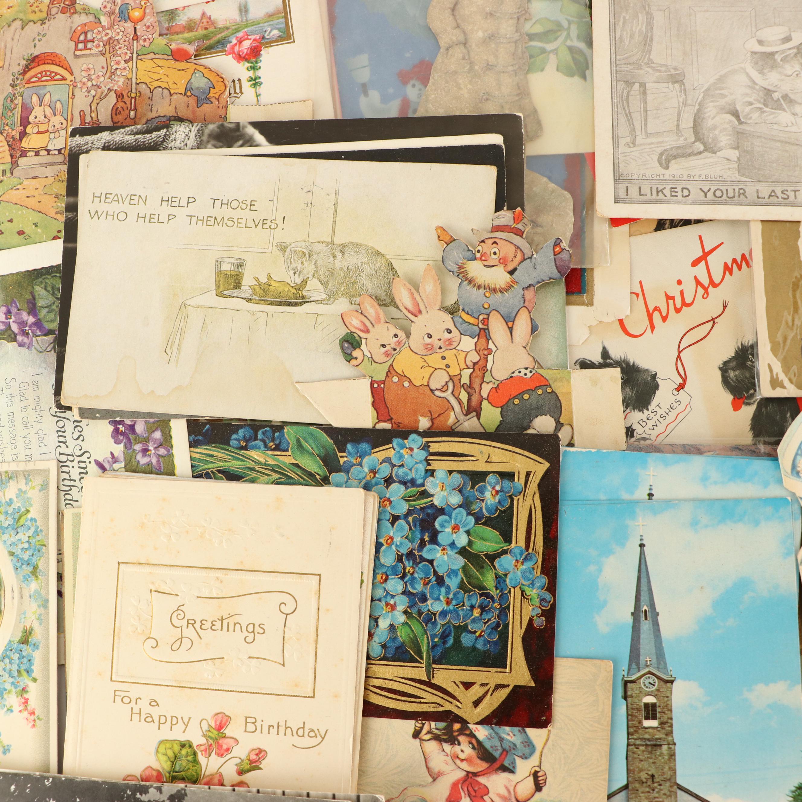 Christmas with Other Postcards, Greeting Cards, Activity Book and More