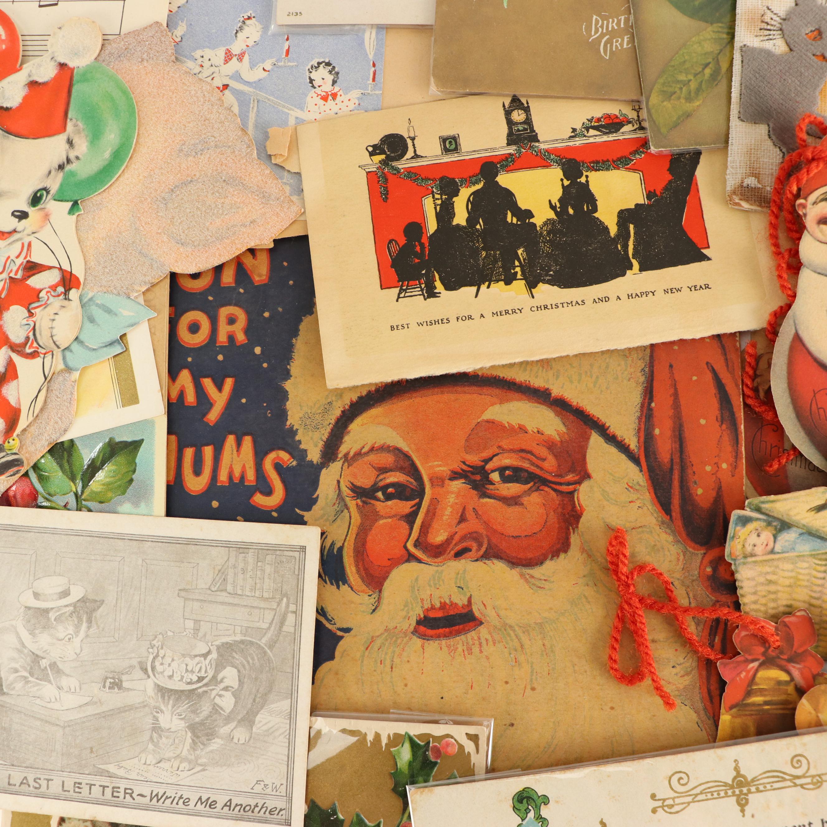 Christmas with Other Postcards, Greeting Cards, Activity Book and More