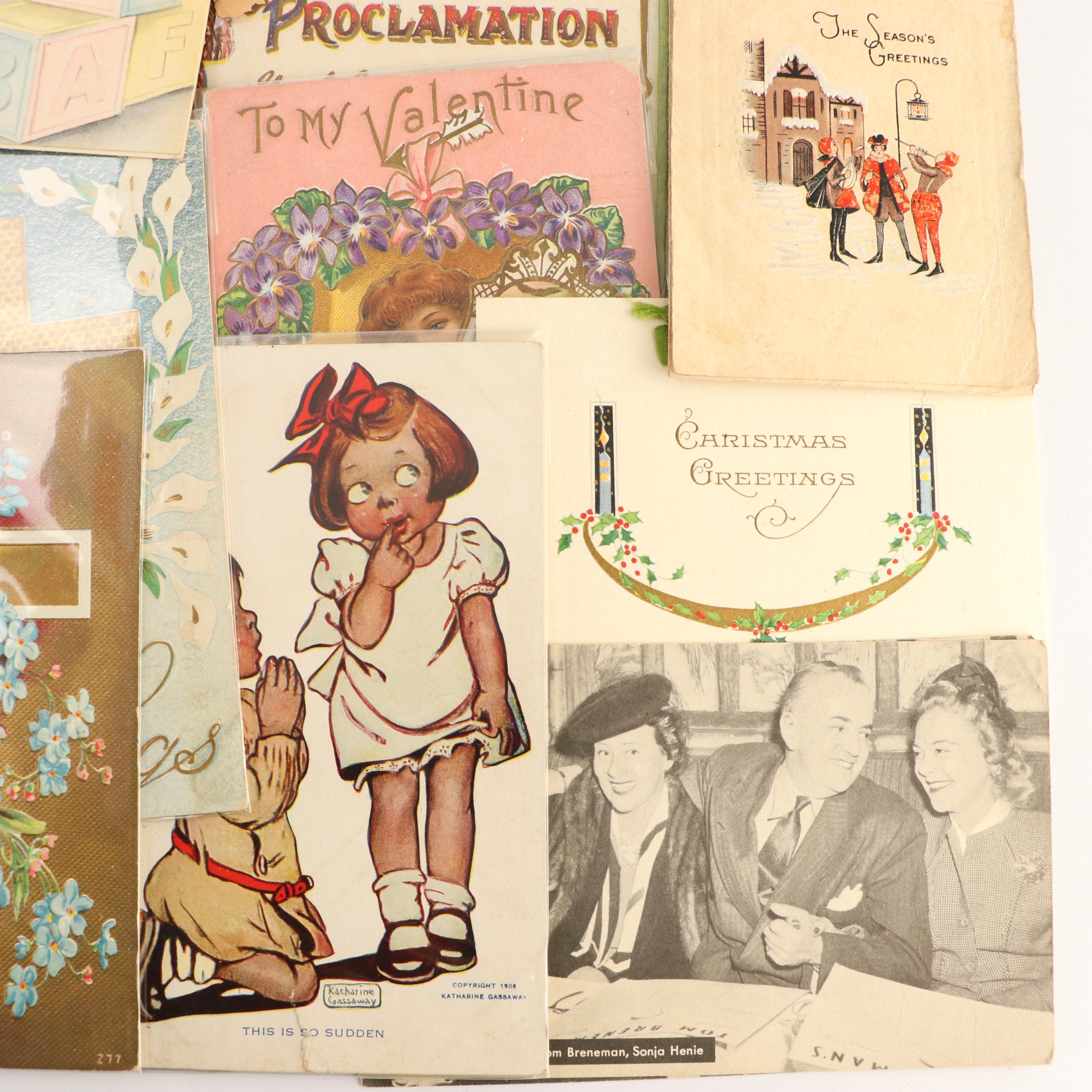 Christmas with Other Postcards, Greeting Cards, Activity Book and More