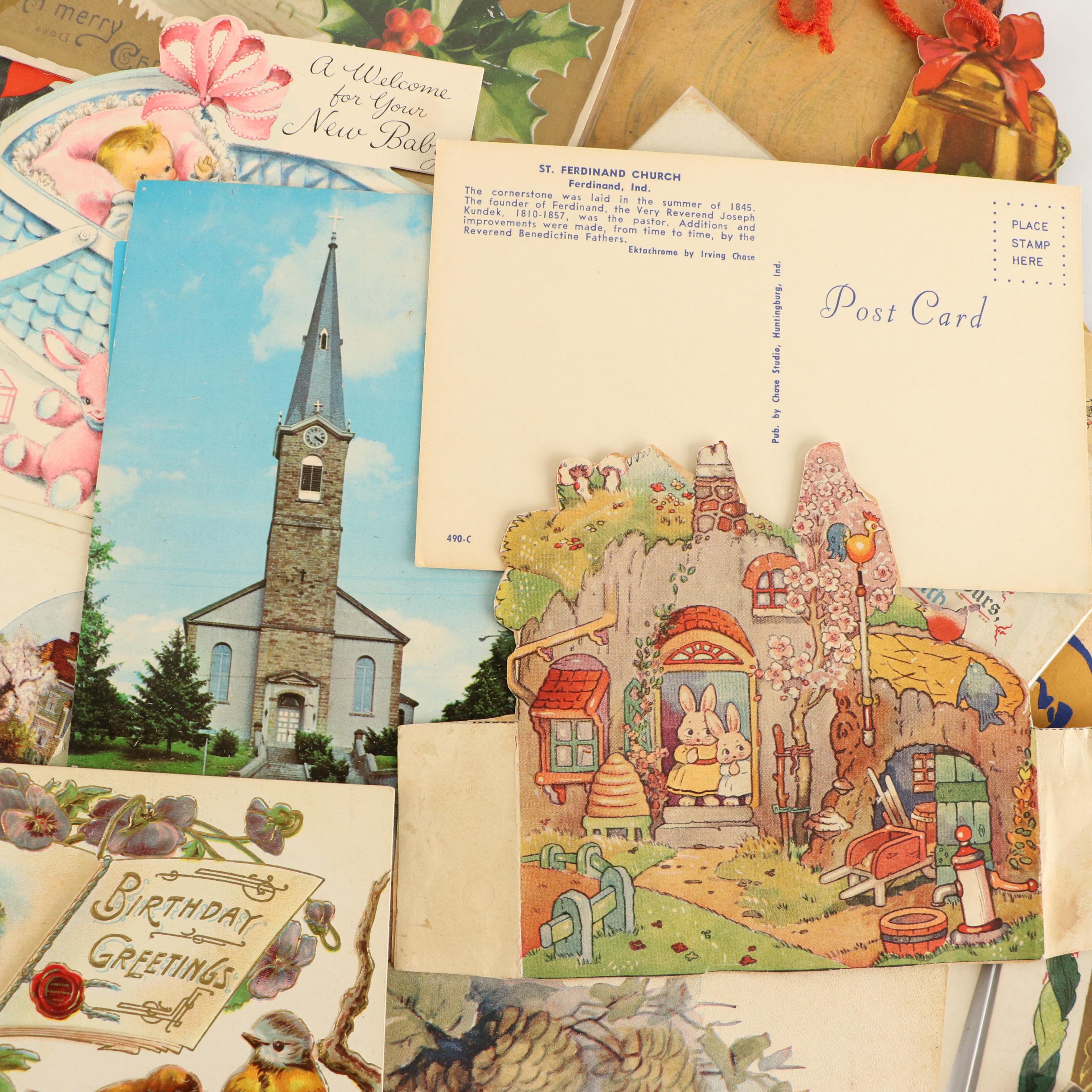 Christmas with Other Postcards, Greeting Cards, Activity Book and More