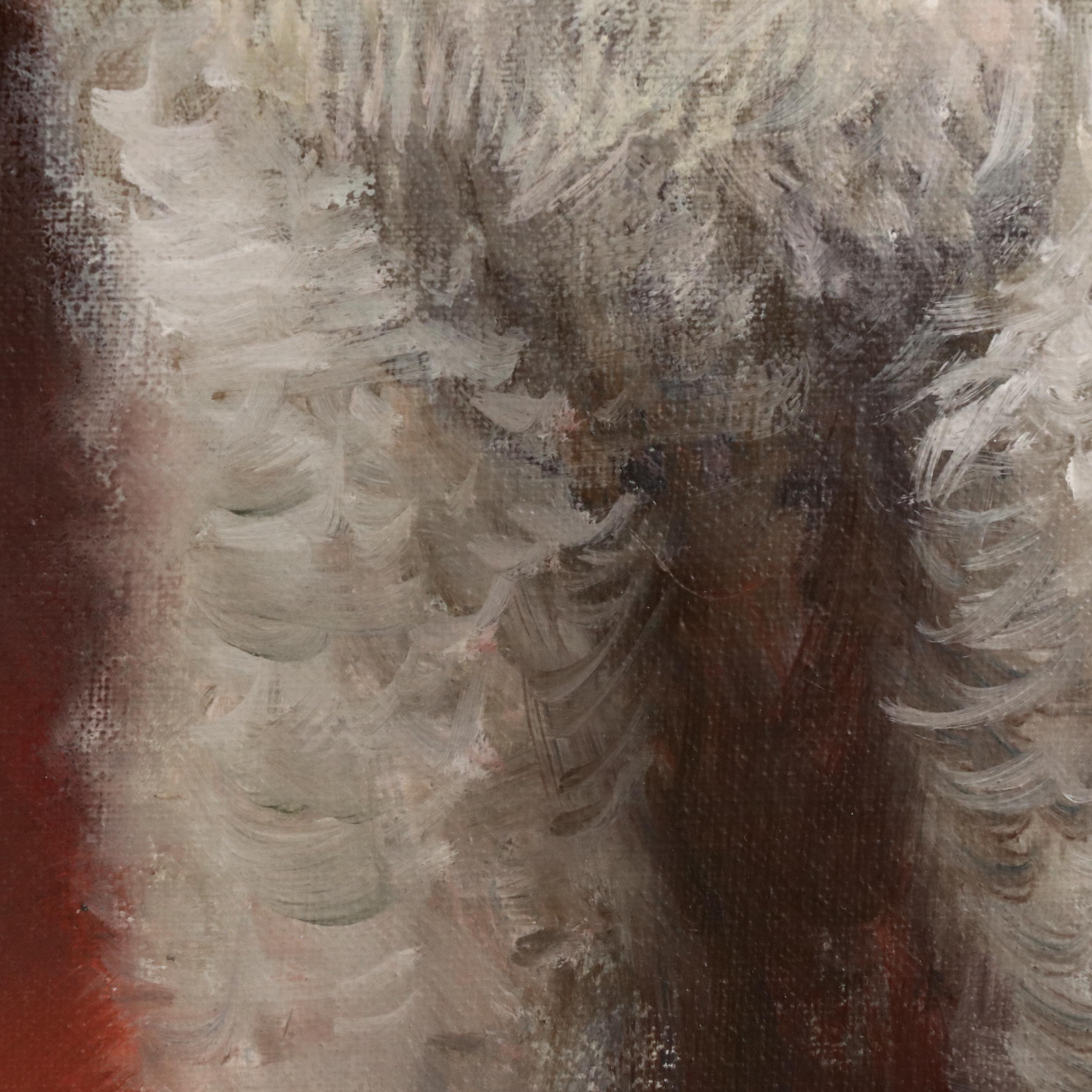 Lajos Markos Poodle Portrait Oil Painting "Charlie My Boy"