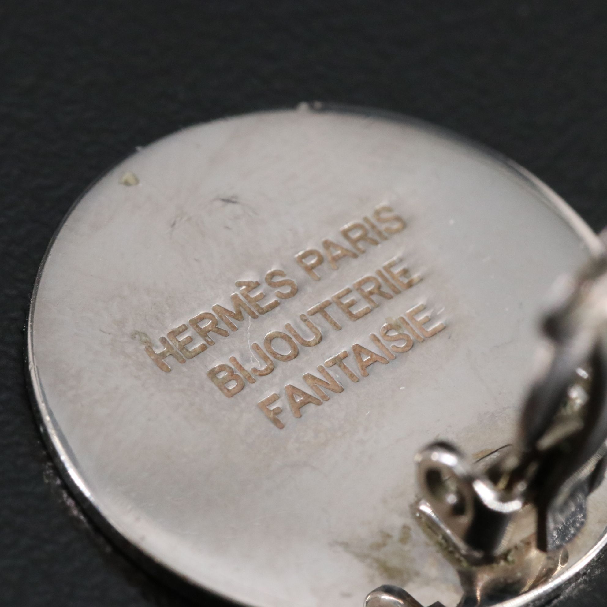 Hermès Paris Clou de Selle Clip Earrings