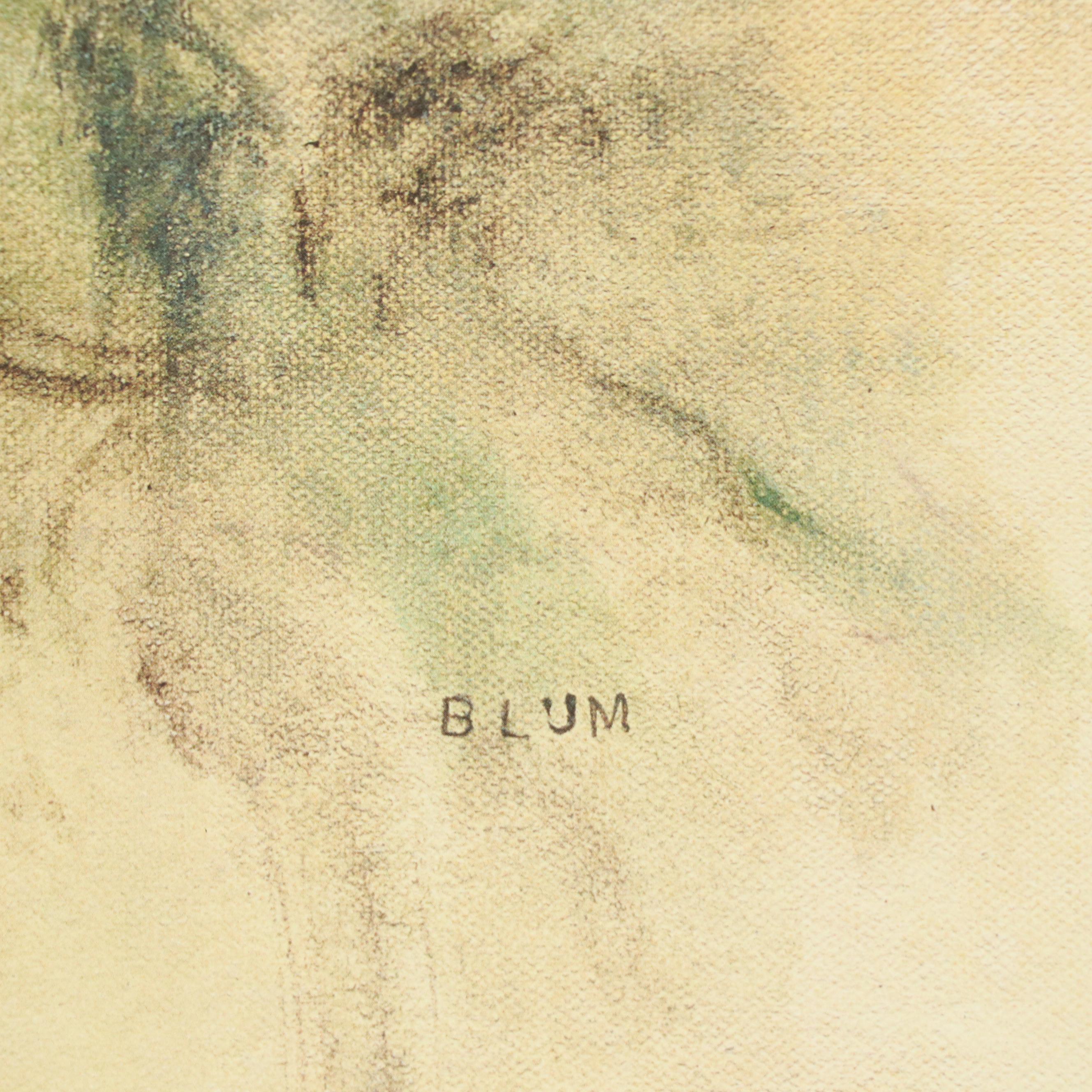 Offset Lithograph After Cheri Blum "Sunshine Poppies"