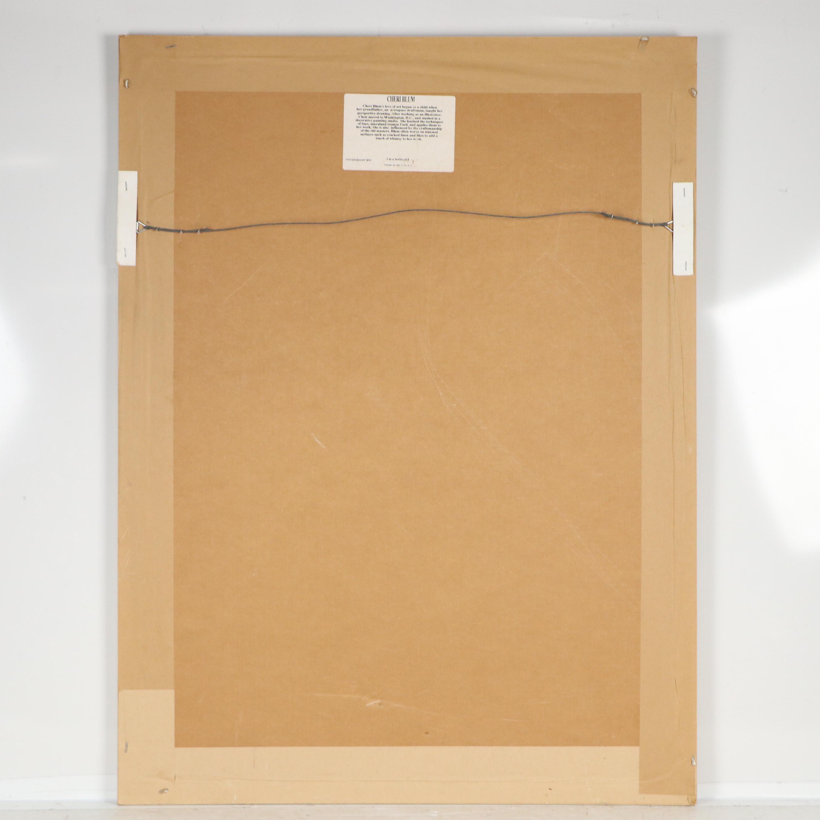 Offset Lithograph After Cheri Blum "Sunshine Poppies"