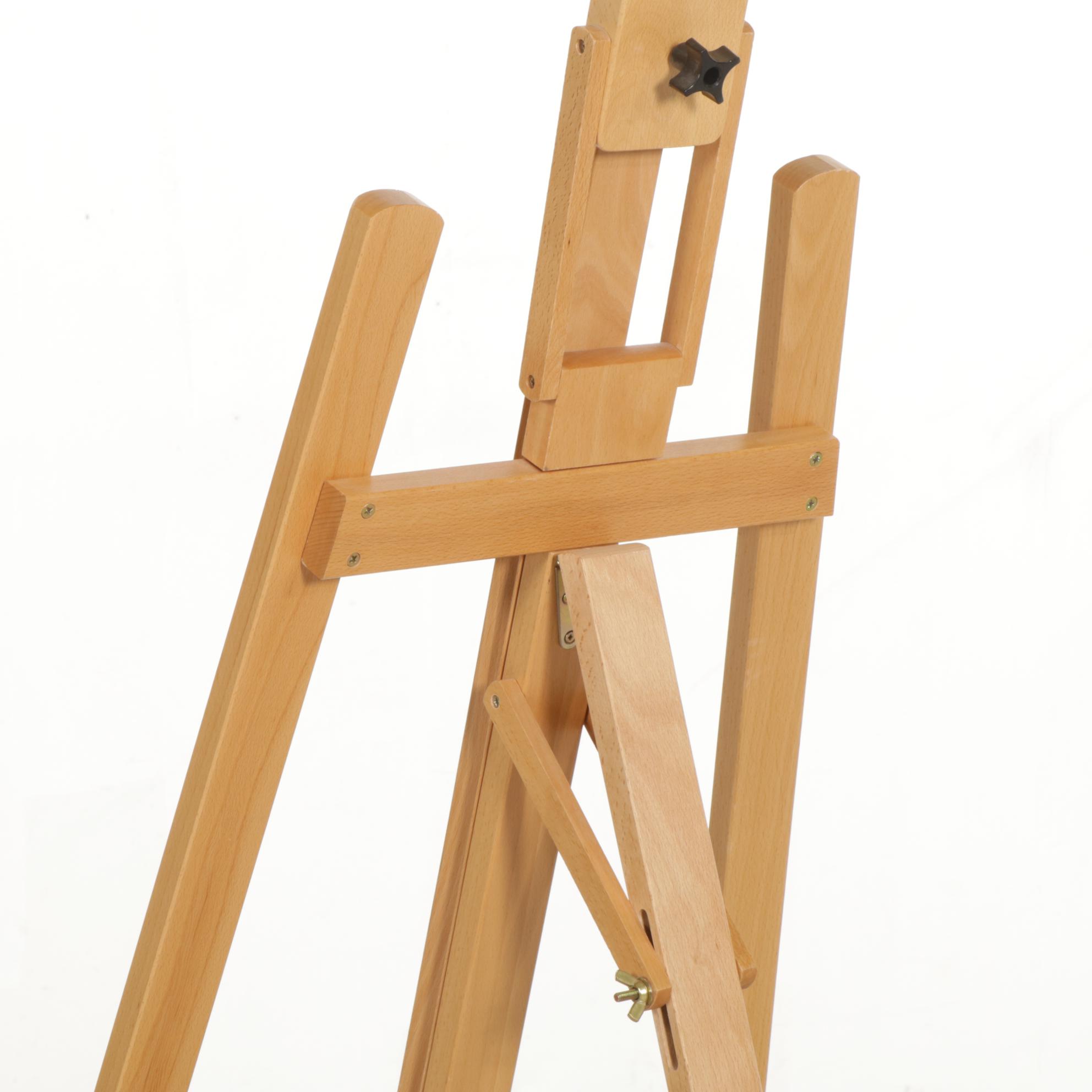 Wood Adjustable Artist Easel, 21st Century