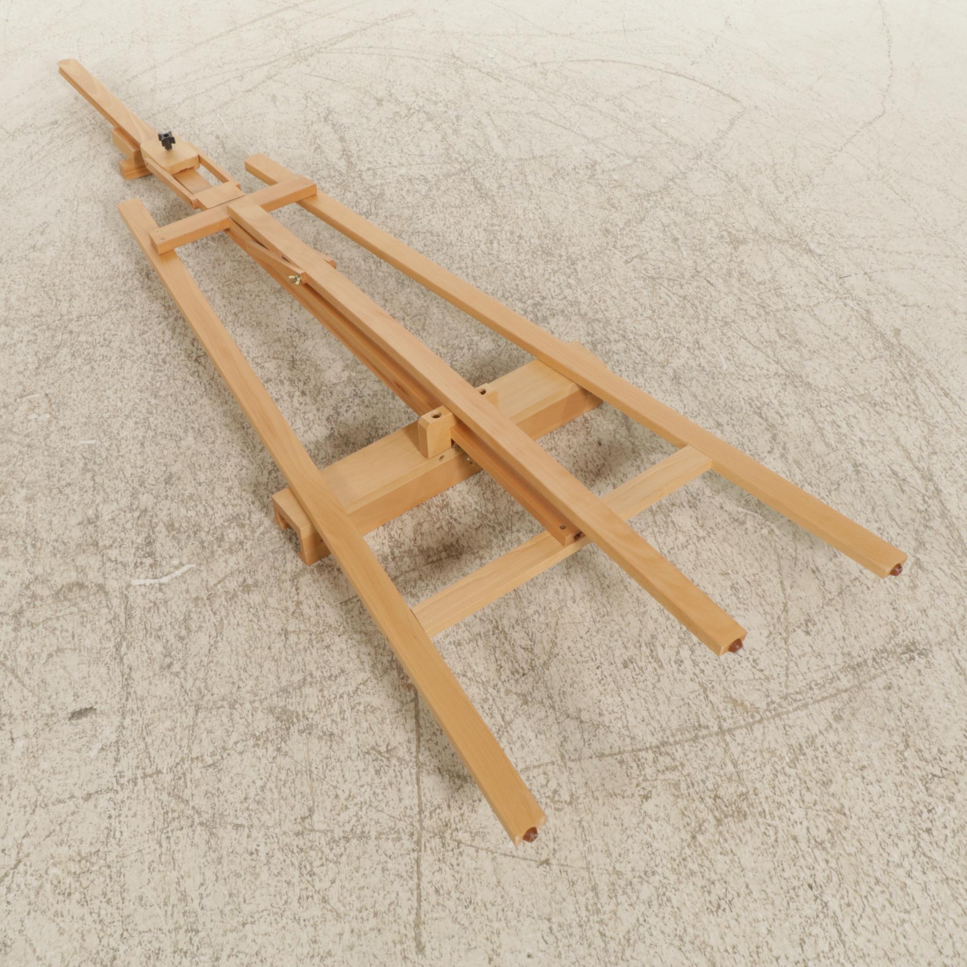 Wood Adjustable Artist Easel, 21st Century