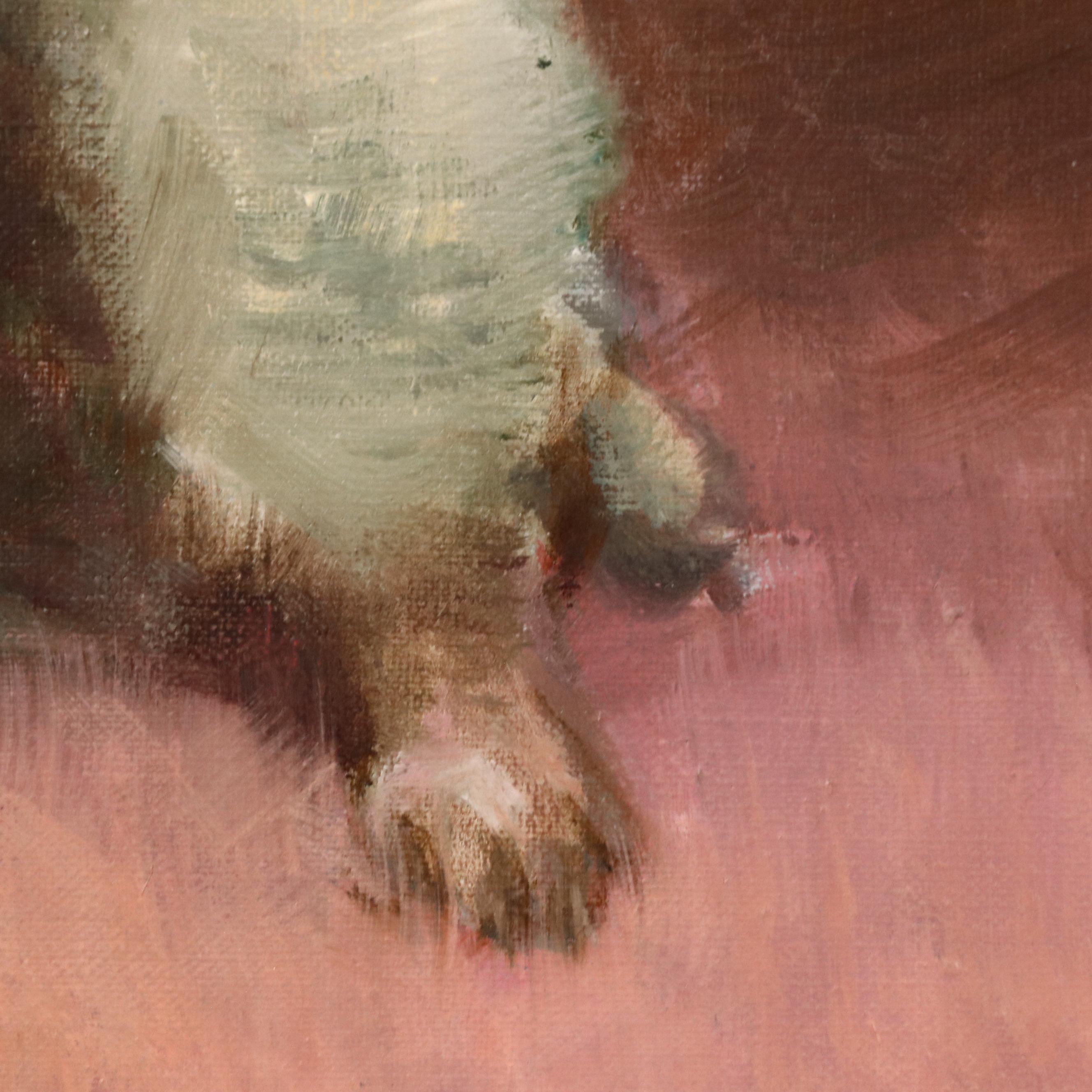 Lajos Markos Poodle Portrait Oil Paintings "Honey Bear"