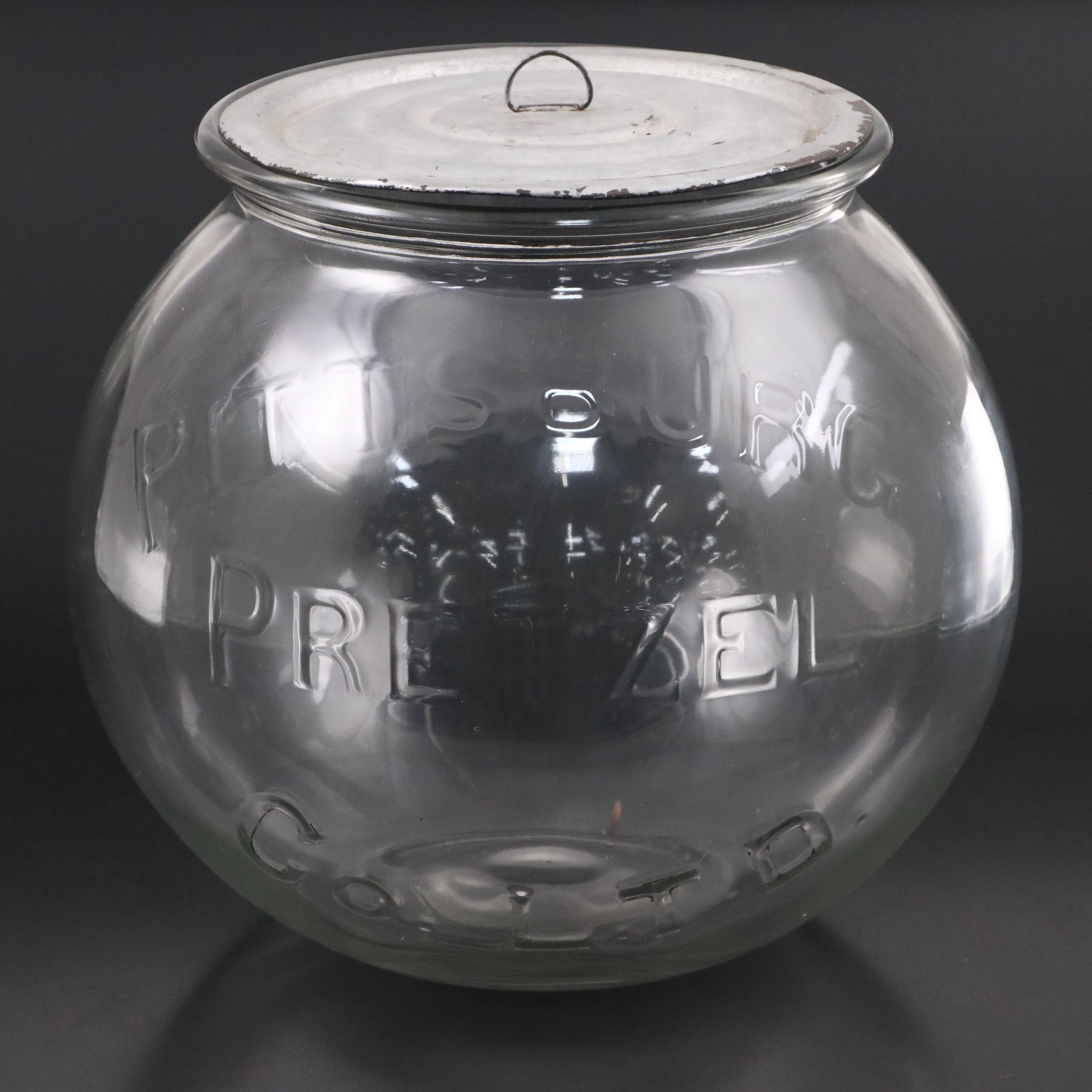 Pittsburgh Pretzel Co. Ltd. Glass Jar